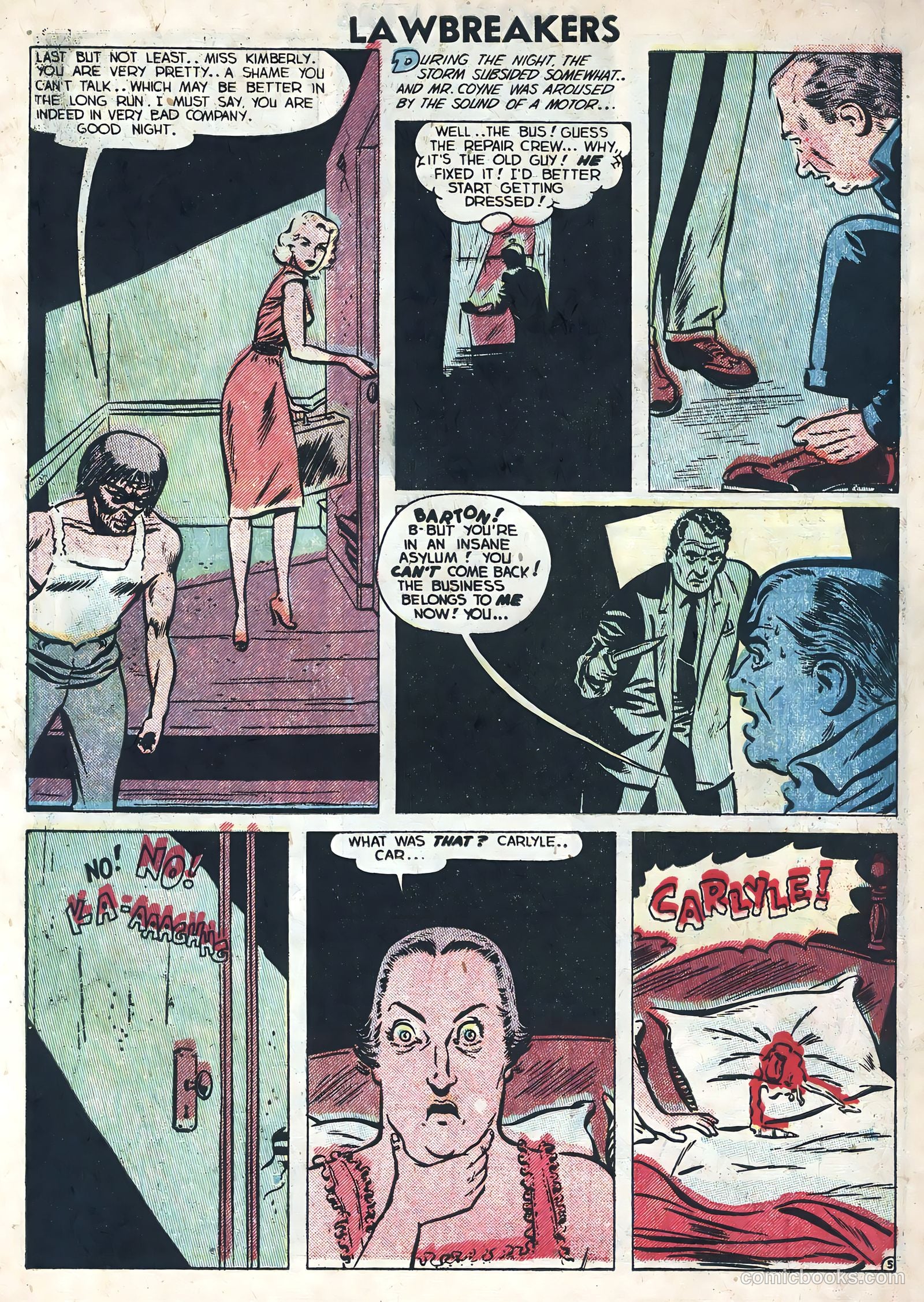 Lawbreakers Suspense Stories #11 (1953) — page 7 of 36
