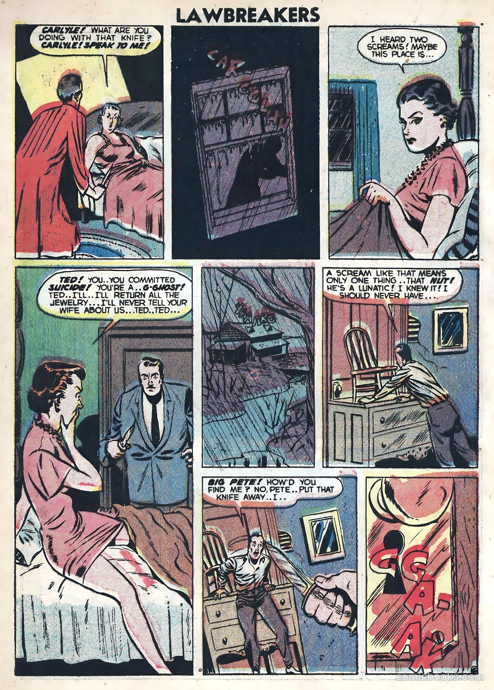 Lawbreakers Suspense Stories #11 (1953) — page 8 of 36