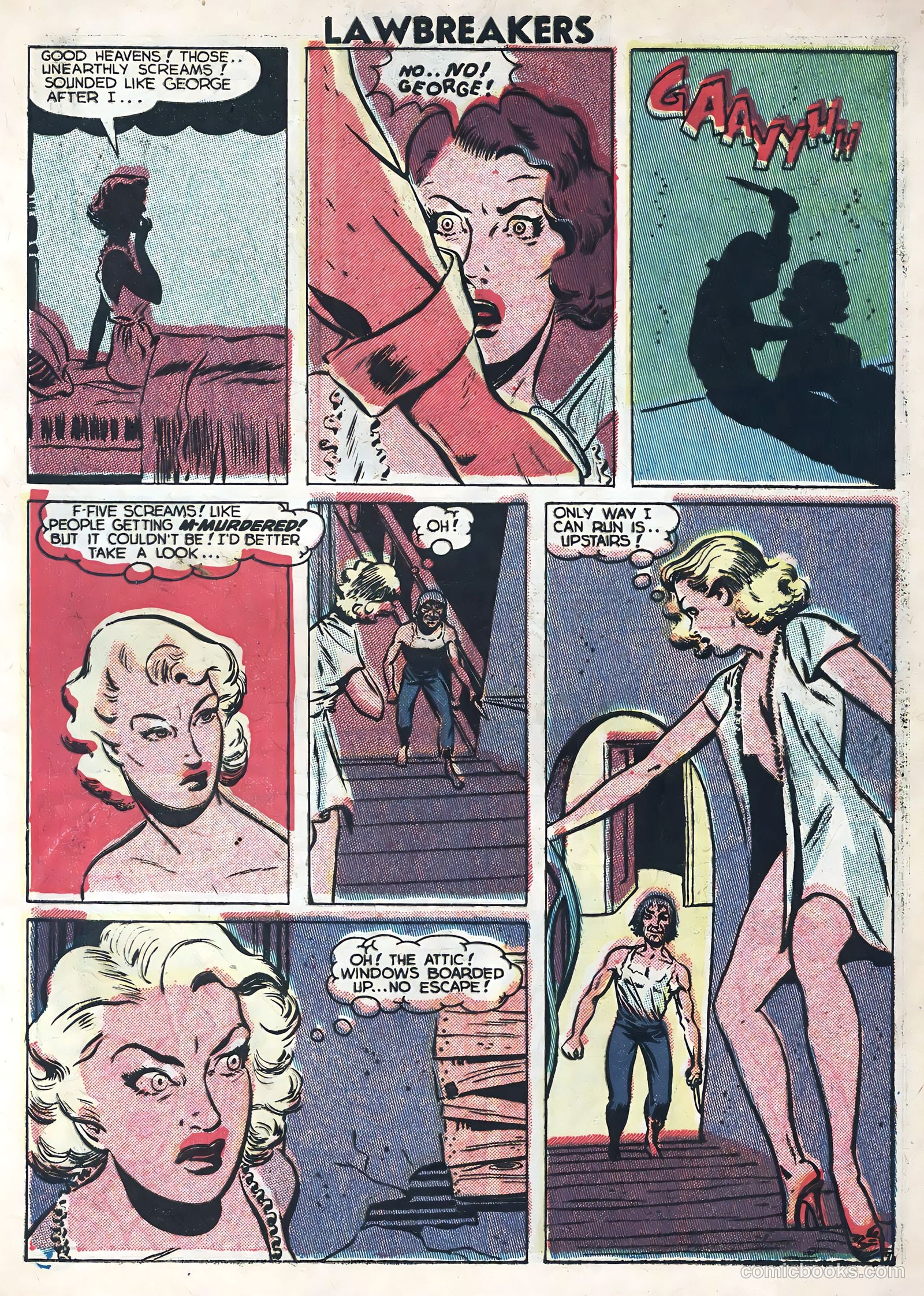 Lawbreakers Suspense Stories #11 (1953) — page 9 of 36