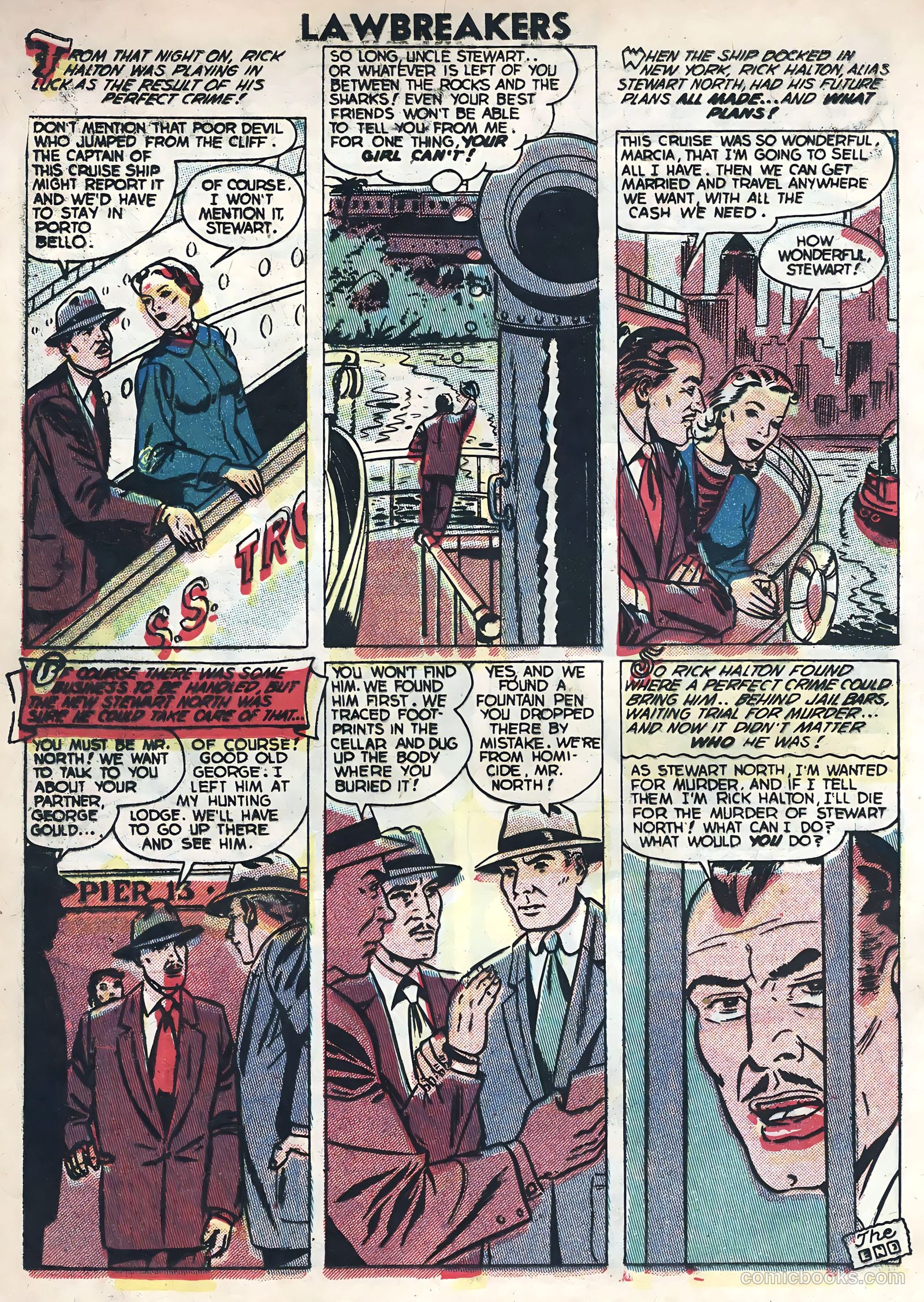 Lawbreakers Suspense Stories #11 (1953) — page 16 of 36