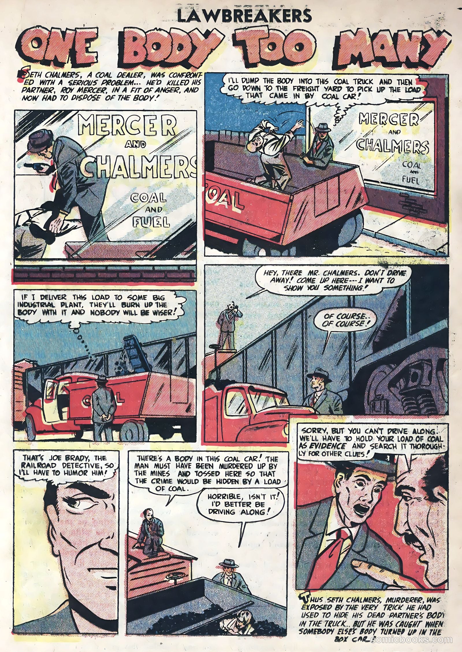 Lawbreakers Suspense Stories #11 (1953) — page 17 of 36