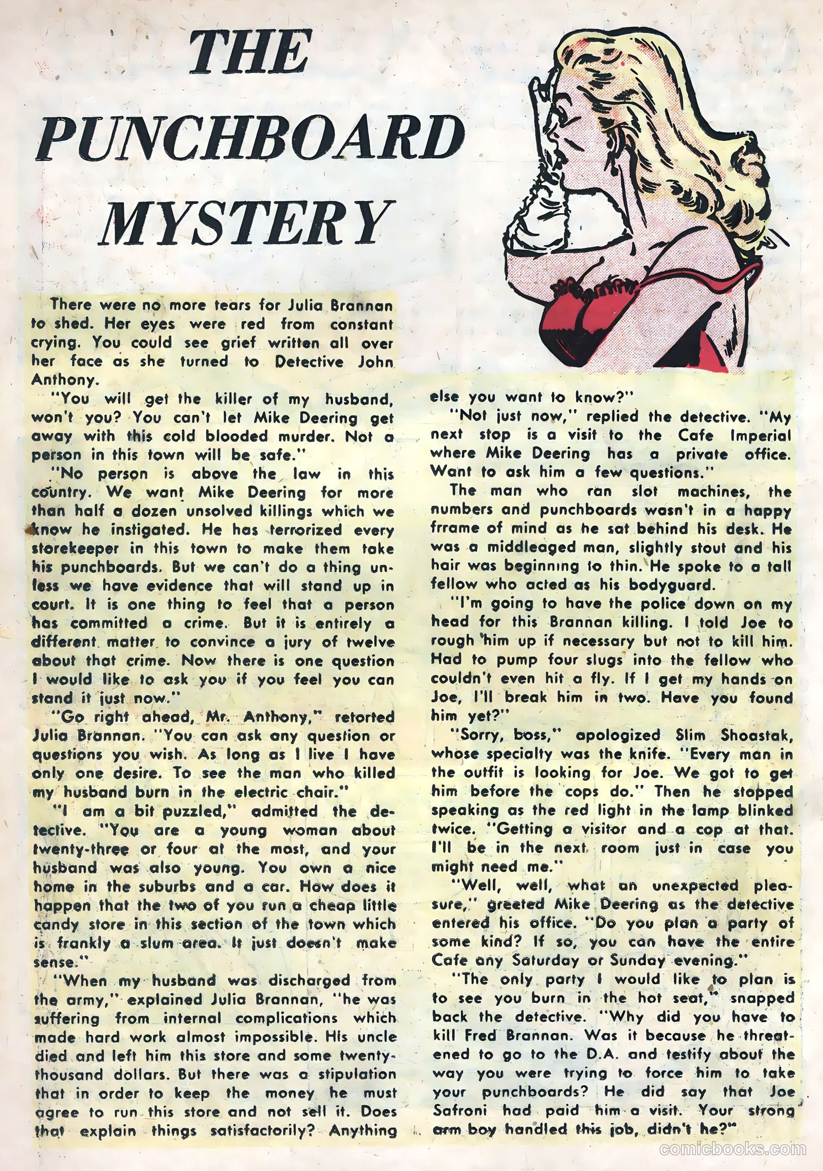 Lawbreakers Suspense Stories #11 (1953) — page 18 of 36