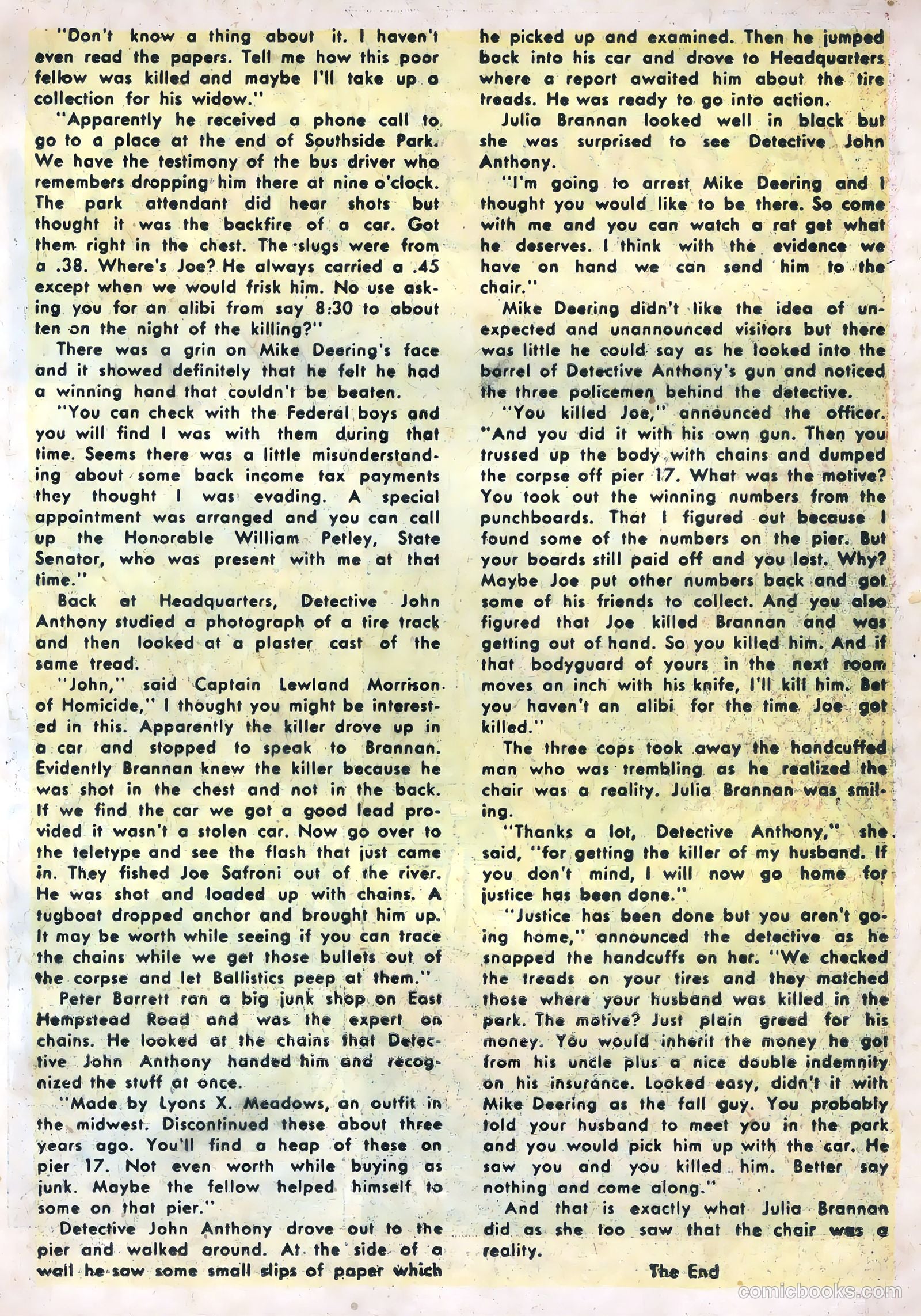 Lawbreakers Suspense Stories #11 (1953) — page 19 of 36