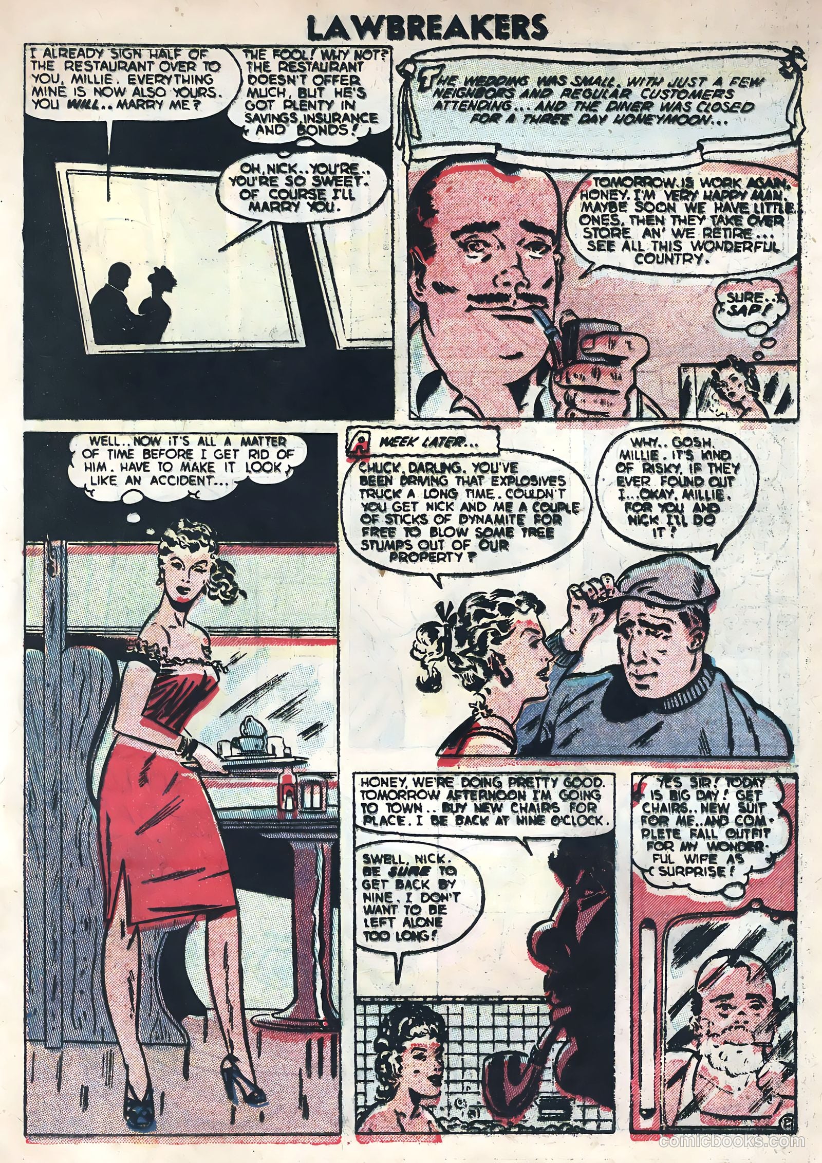 Lawbreakers Suspense Stories #11 (1953) — page 21 of 36