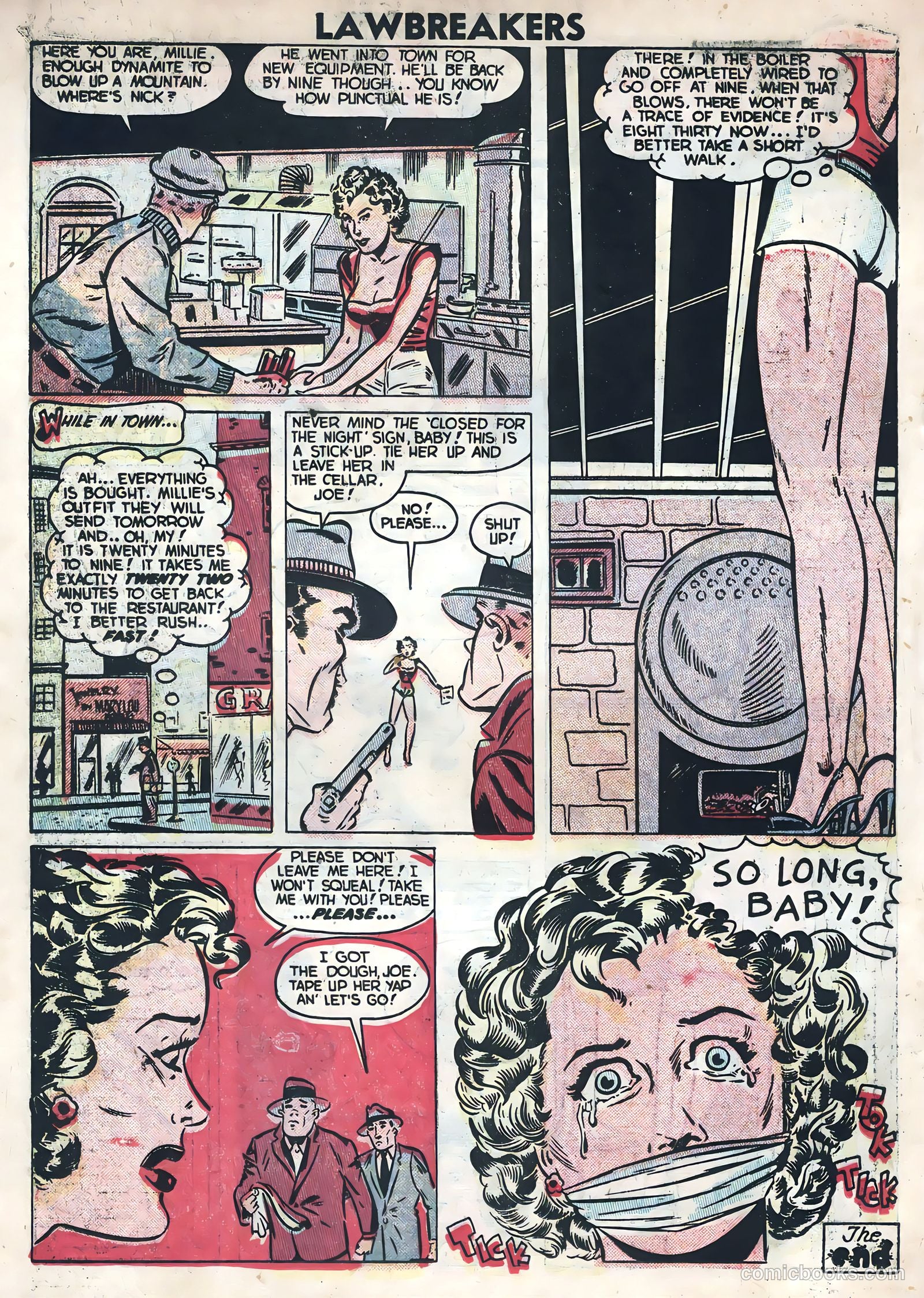 Lawbreakers Suspense Stories #11 (1953) — page 22 of 36