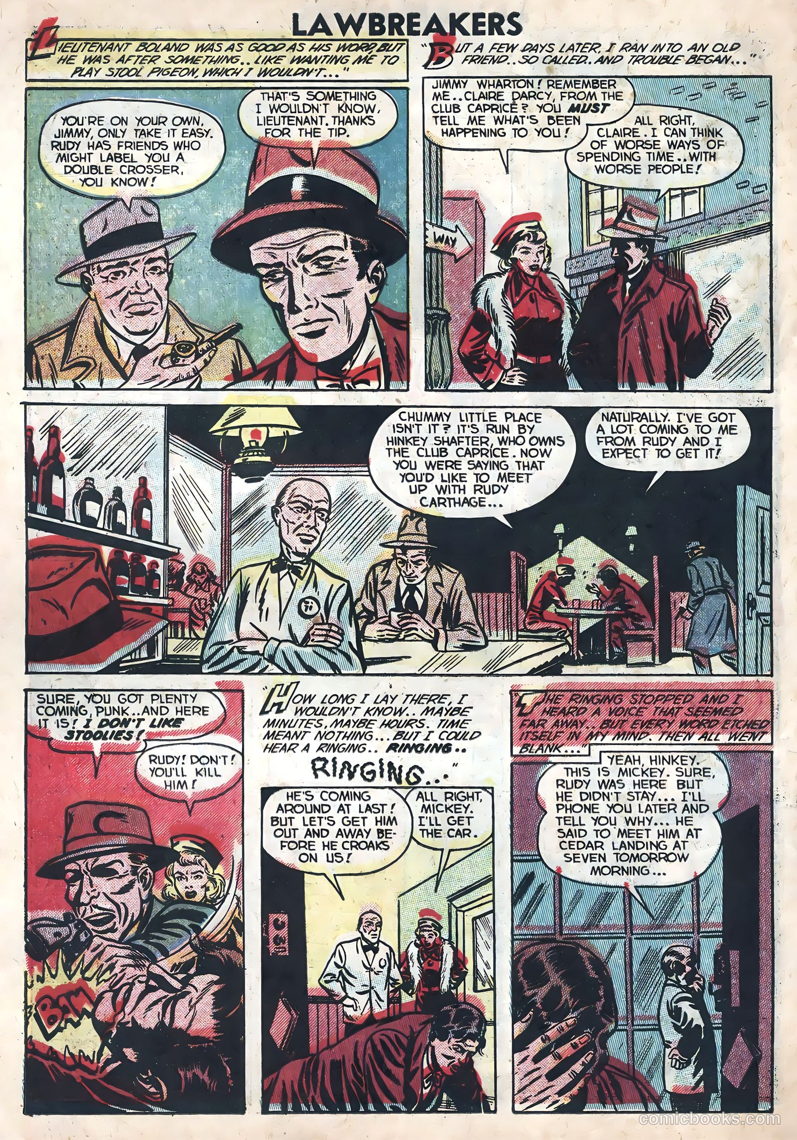 Lawbreakers Suspense Stories #11 (1953) — page 30 of 36