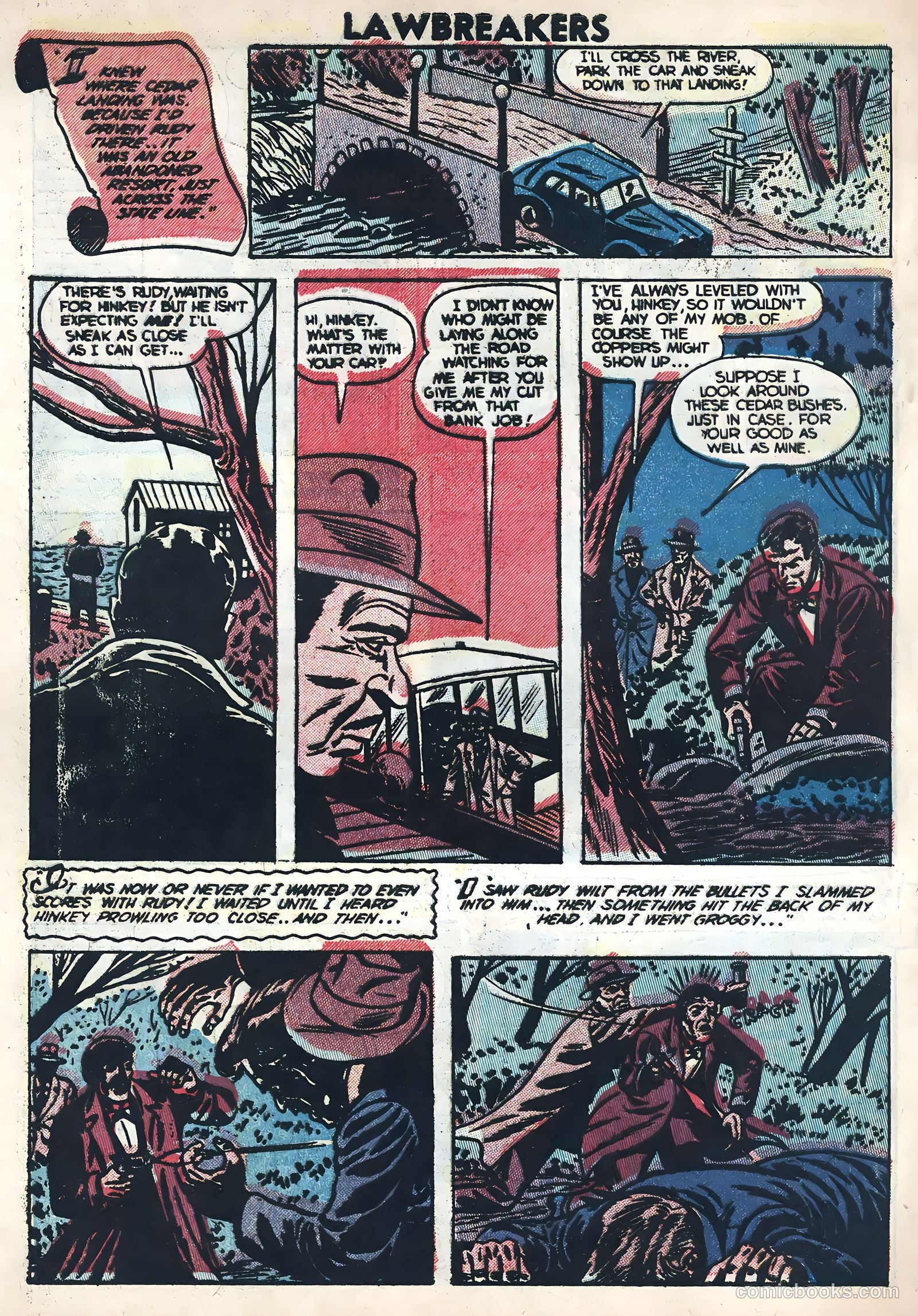 Lawbreakers Suspense Stories #11 (1953) — page 32 of 36
