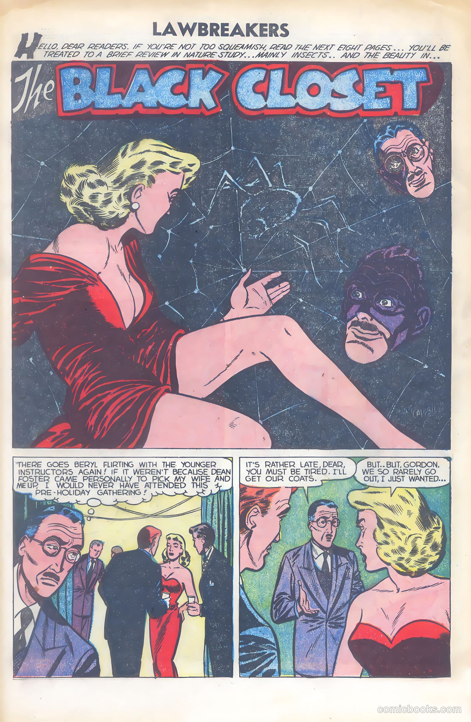 Lawbreakers Suspense Stories #12 (1953) — page 3 of 35
