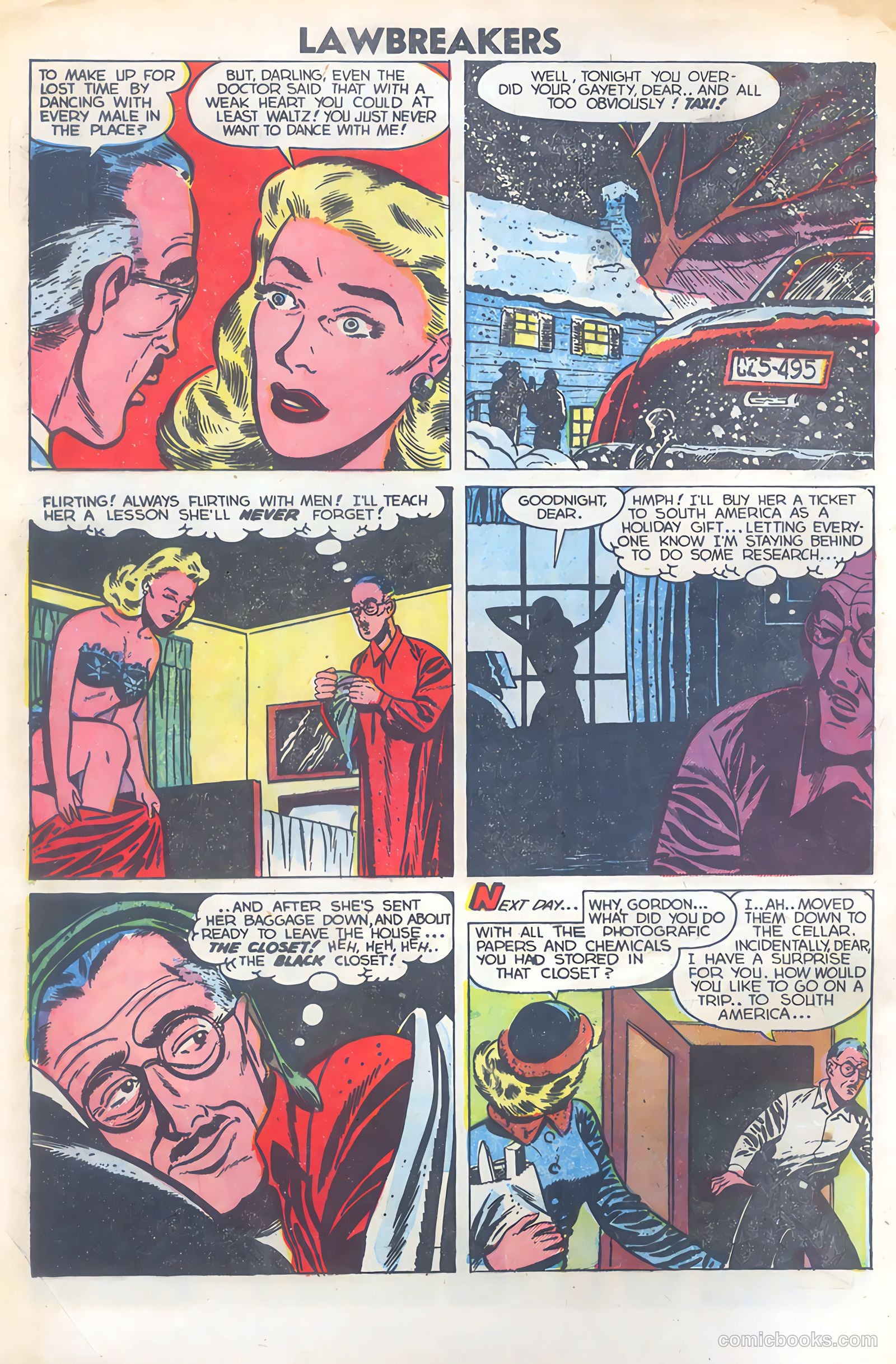 Lawbreakers Suspense Stories #12 (1953) — page 4 of 35