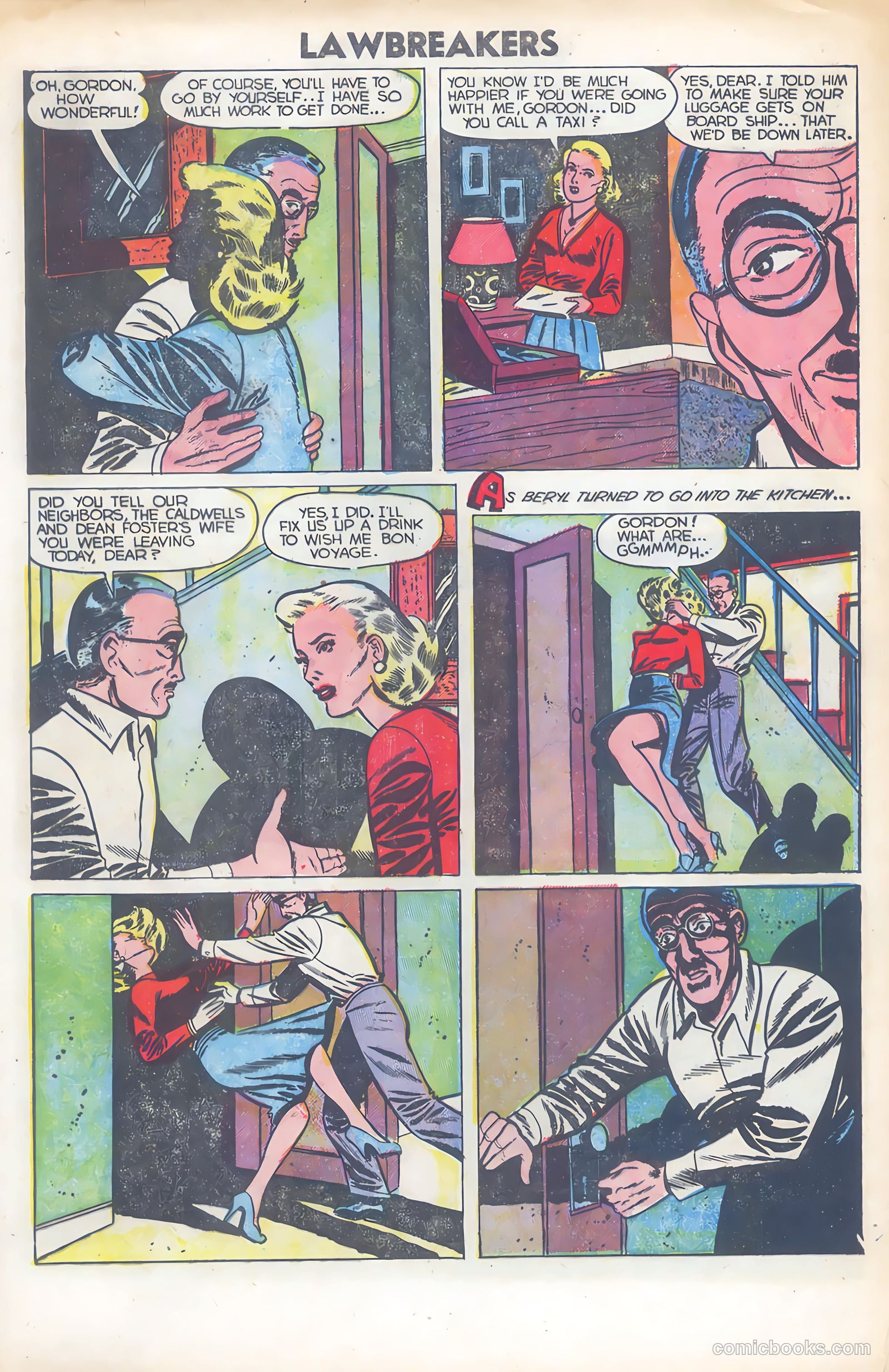 Lawbreakers Suspense Stories #12 (1953) — page 5 of 35