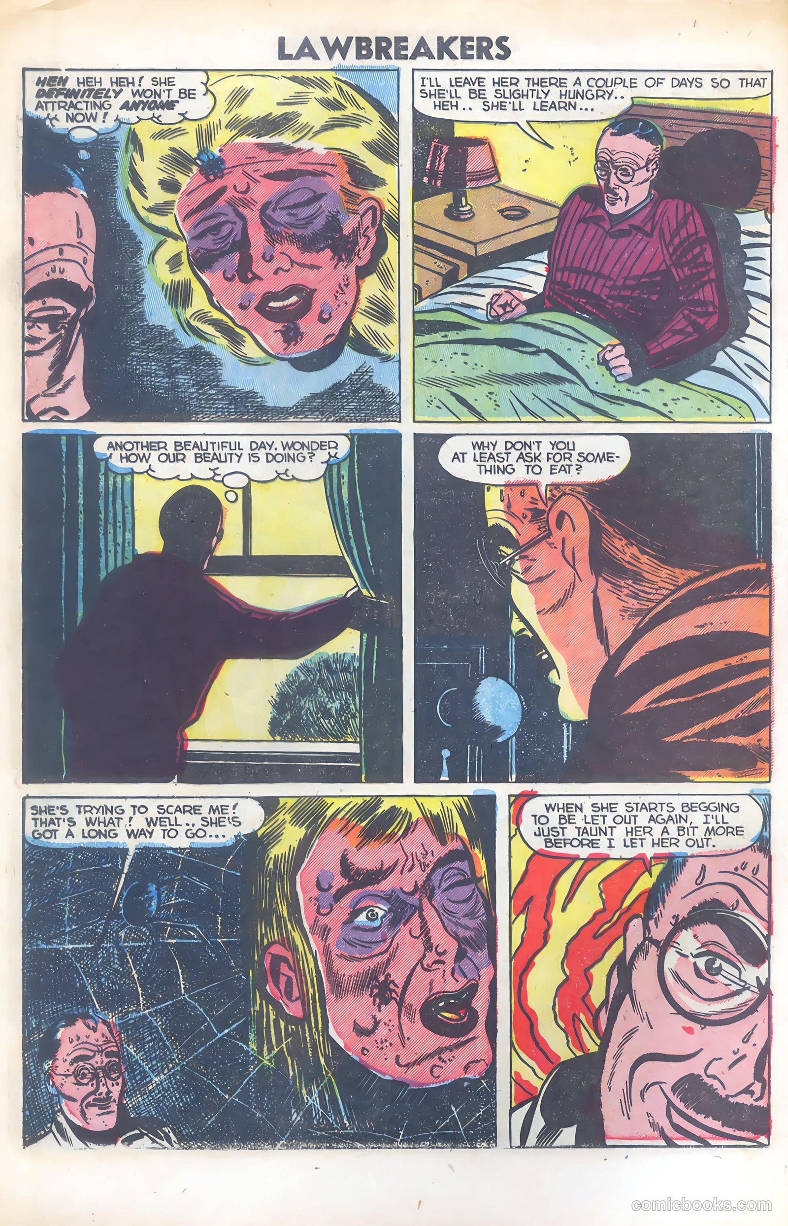 Lawbreakers Suspense Stories #12 (1953) — page 8 of 35