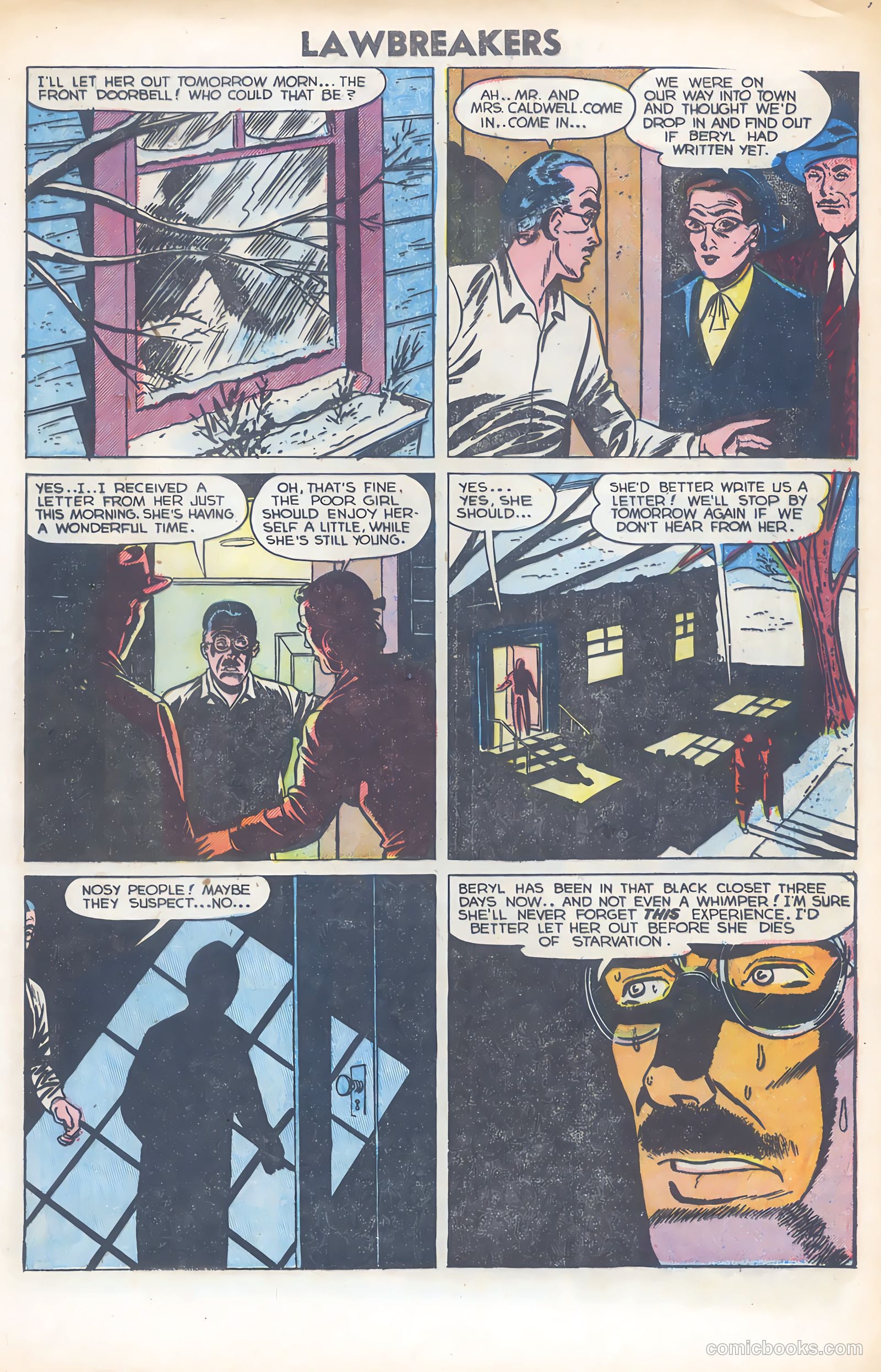 Lawbreakers Suspense Stories #12 (1953) — page 9 of 35
