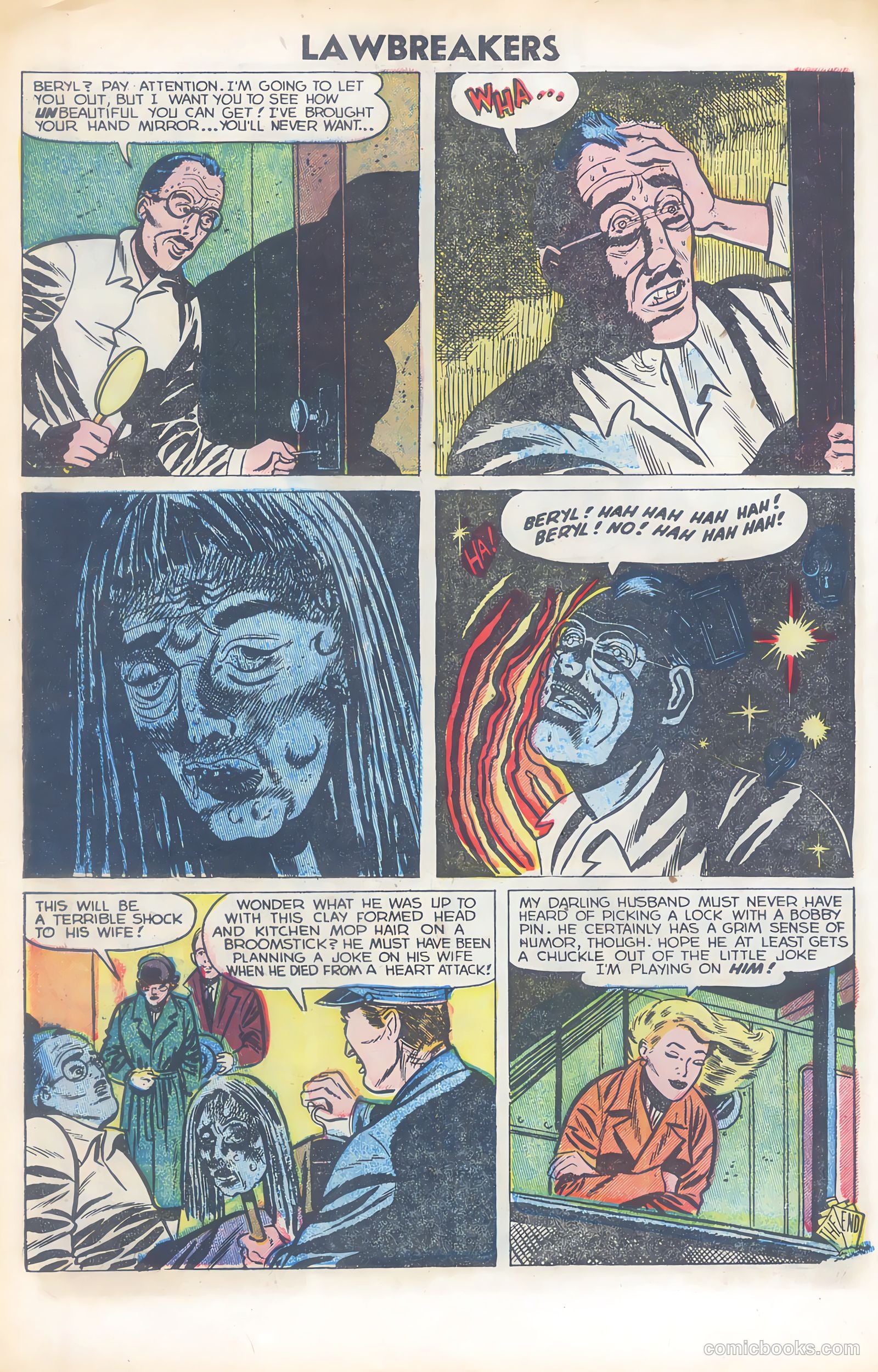 Lawbreakers Suspense Stories #12 (1953) — page 10 of 35