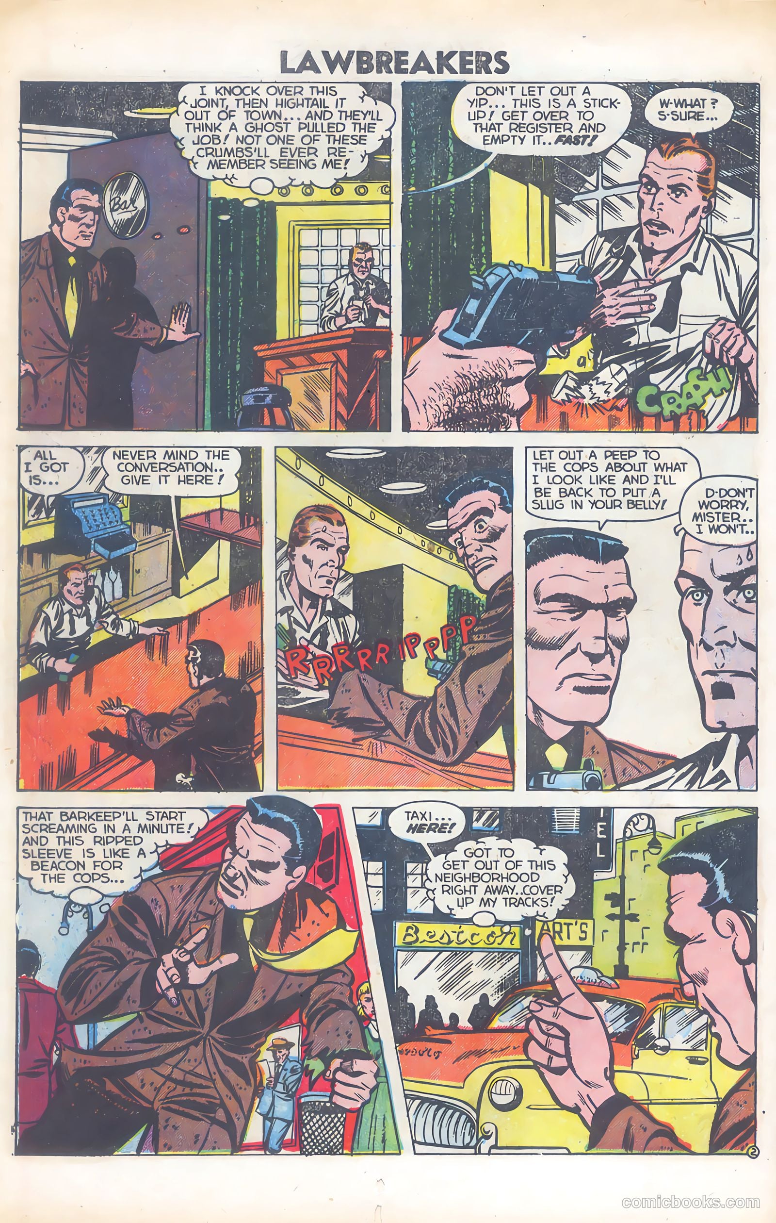 Lawbreakers Suspense Stories #12 (1953) — page 12 of 35