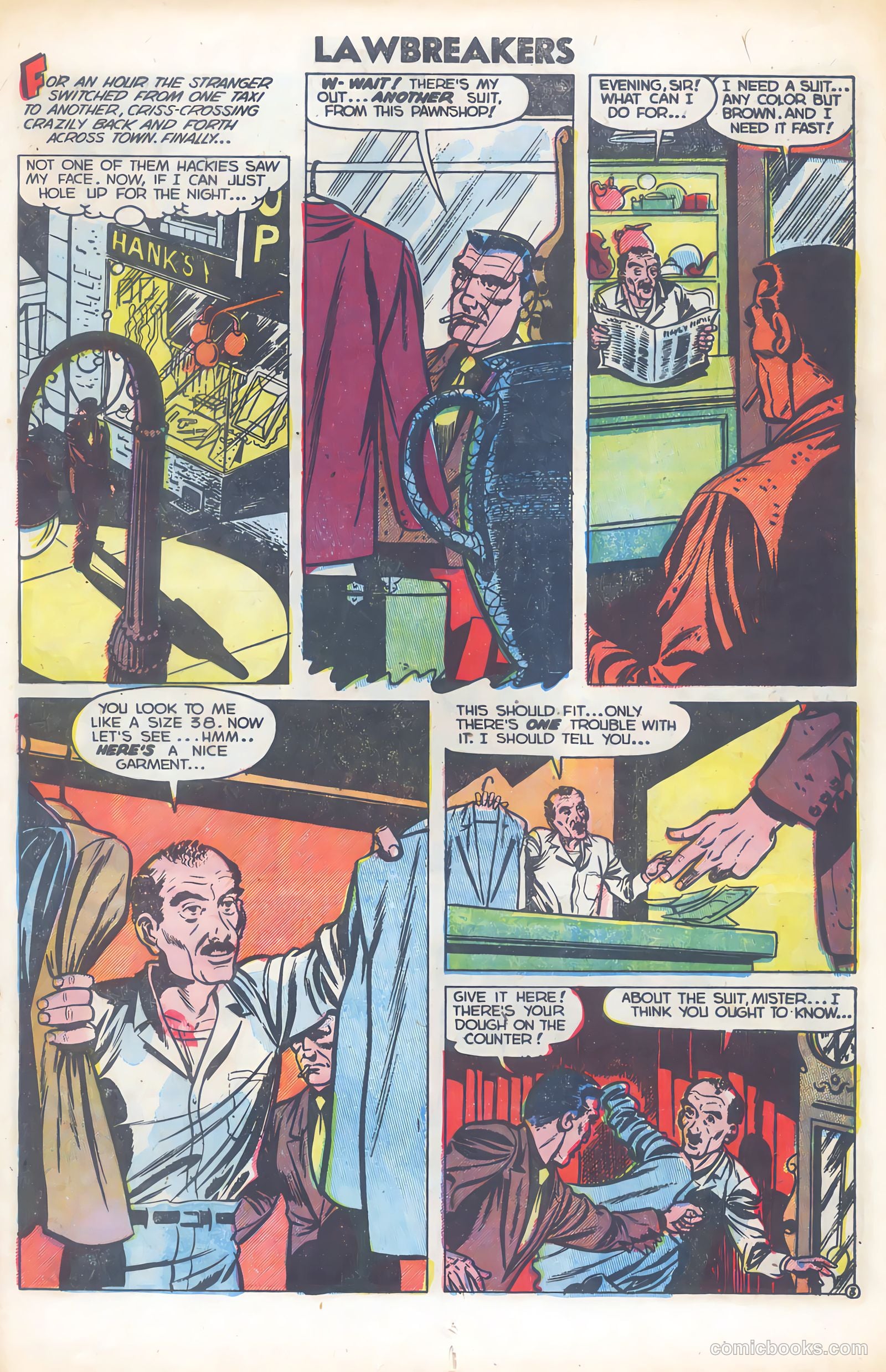 Lawbreakers Suspense Stories #12 (1953) — page 13 of 35