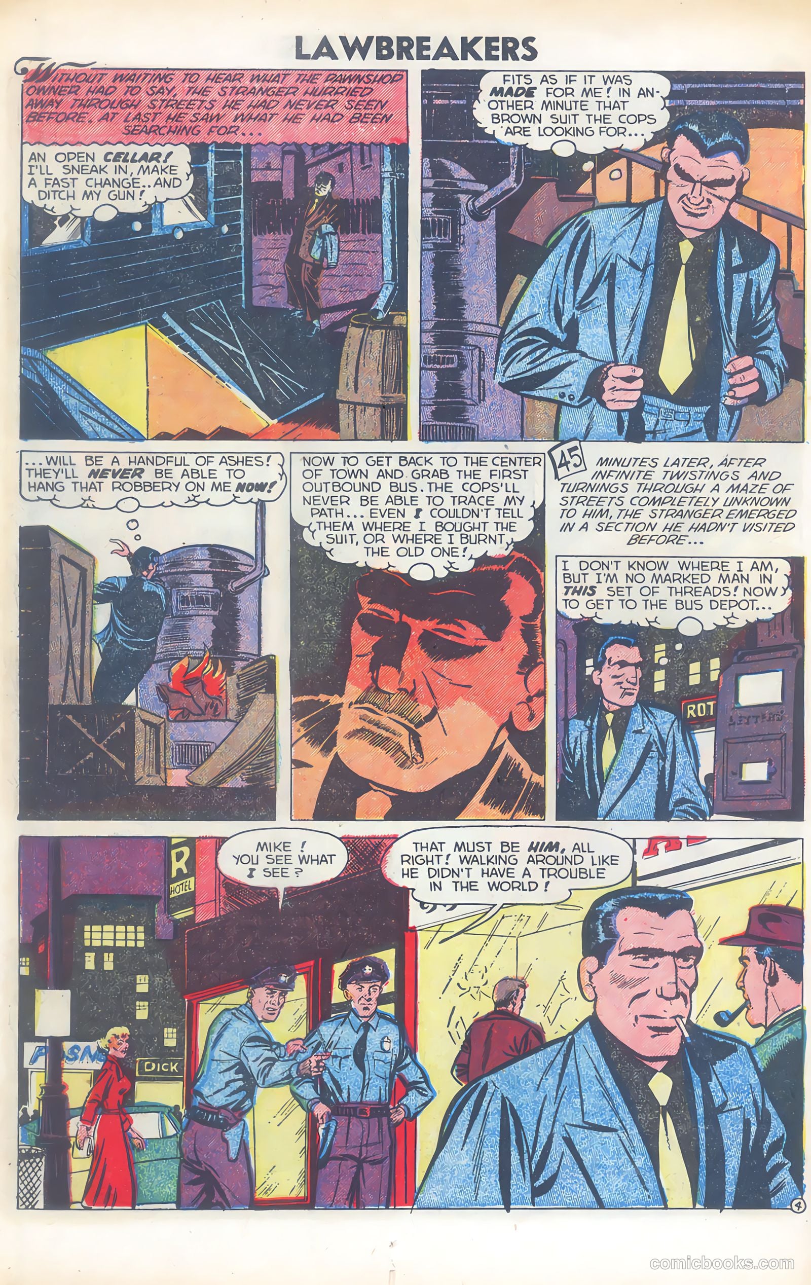 Lawbreakers Suspense Stories #12 (1953) — page 14 of 35