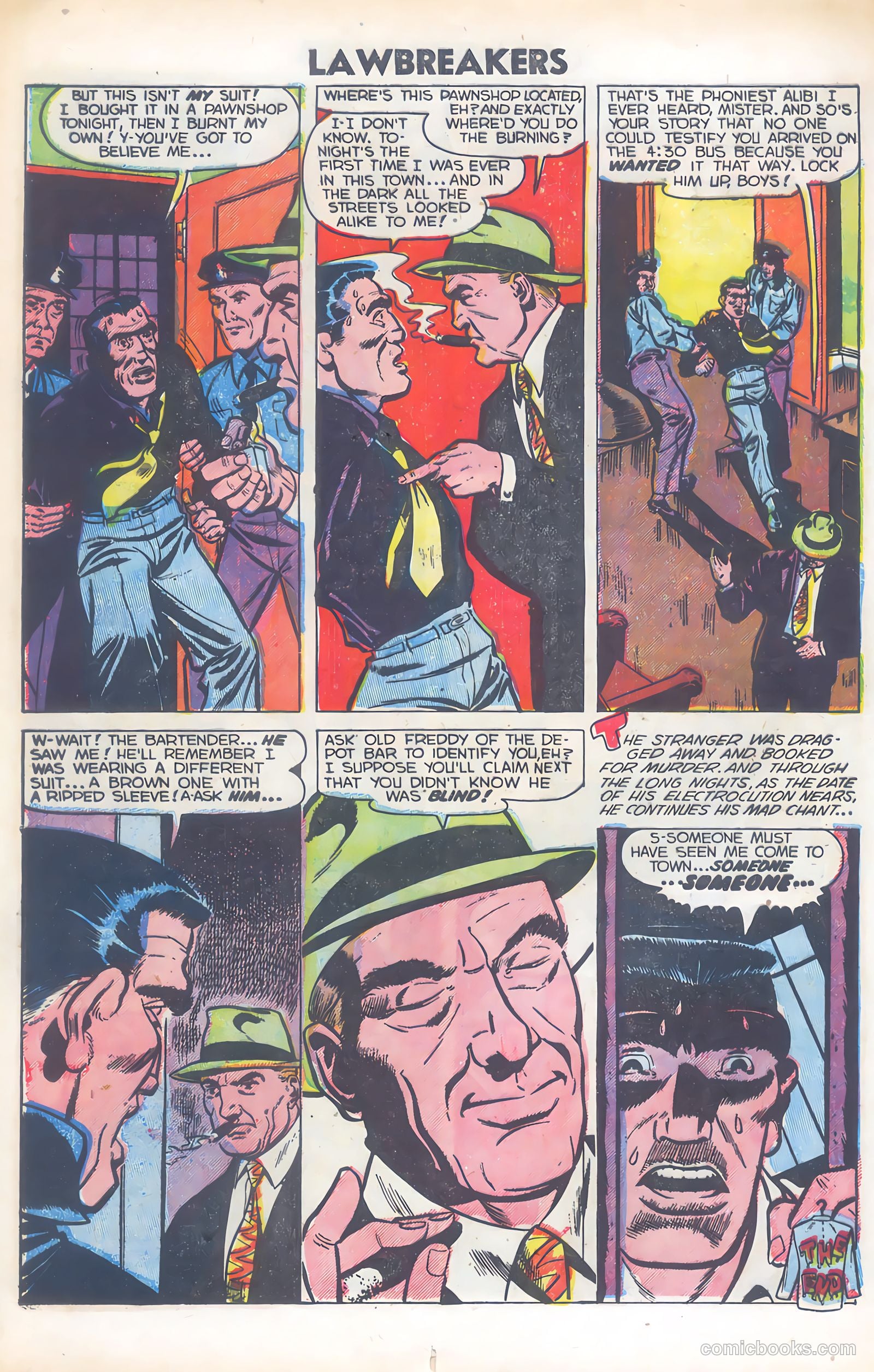 Lawbreakers Suspense Stories #12 (1953) — page 16 of 35