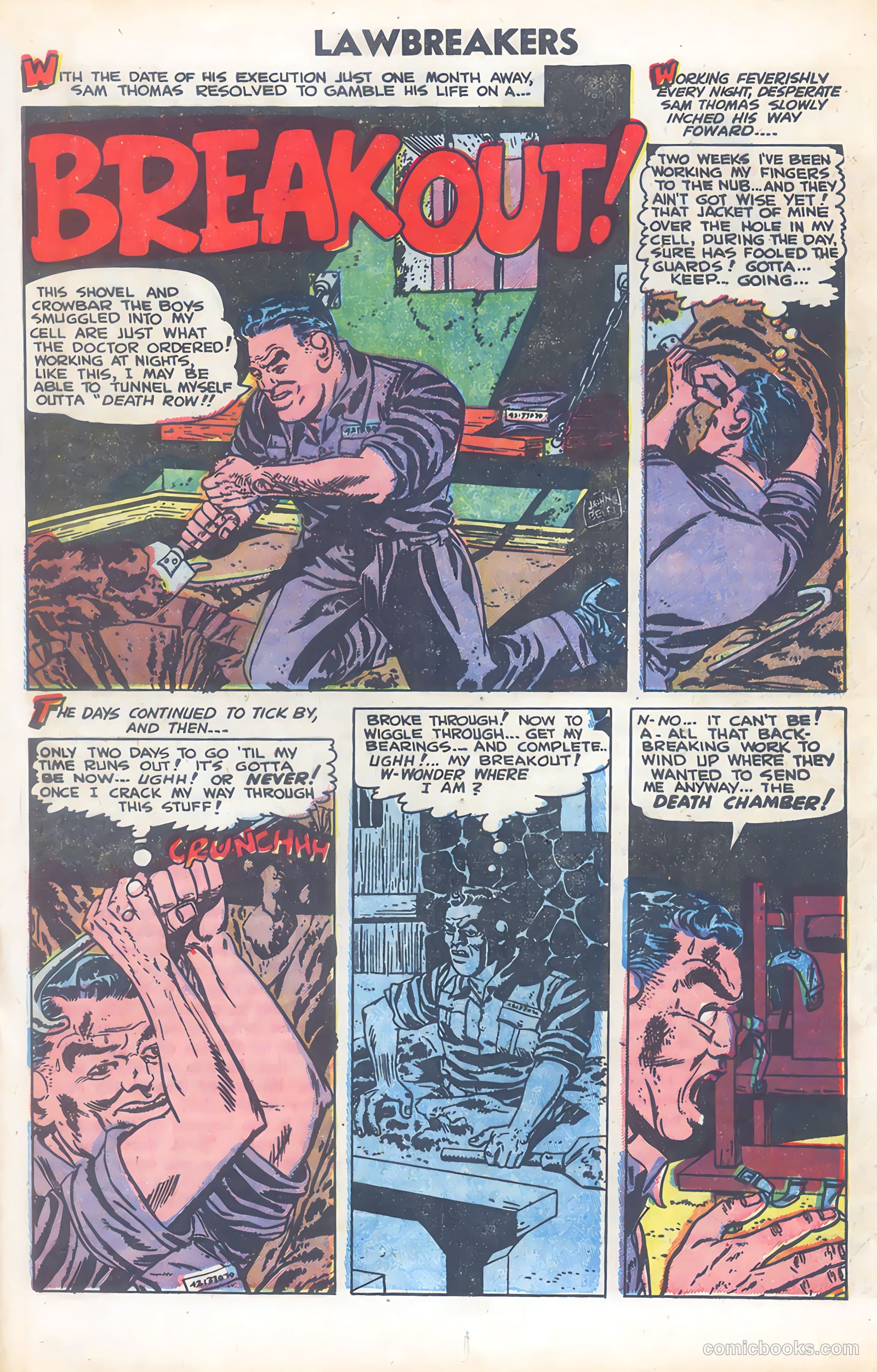 Lawbreakers Suspense Stories #12 (1953) — page 17 of 35