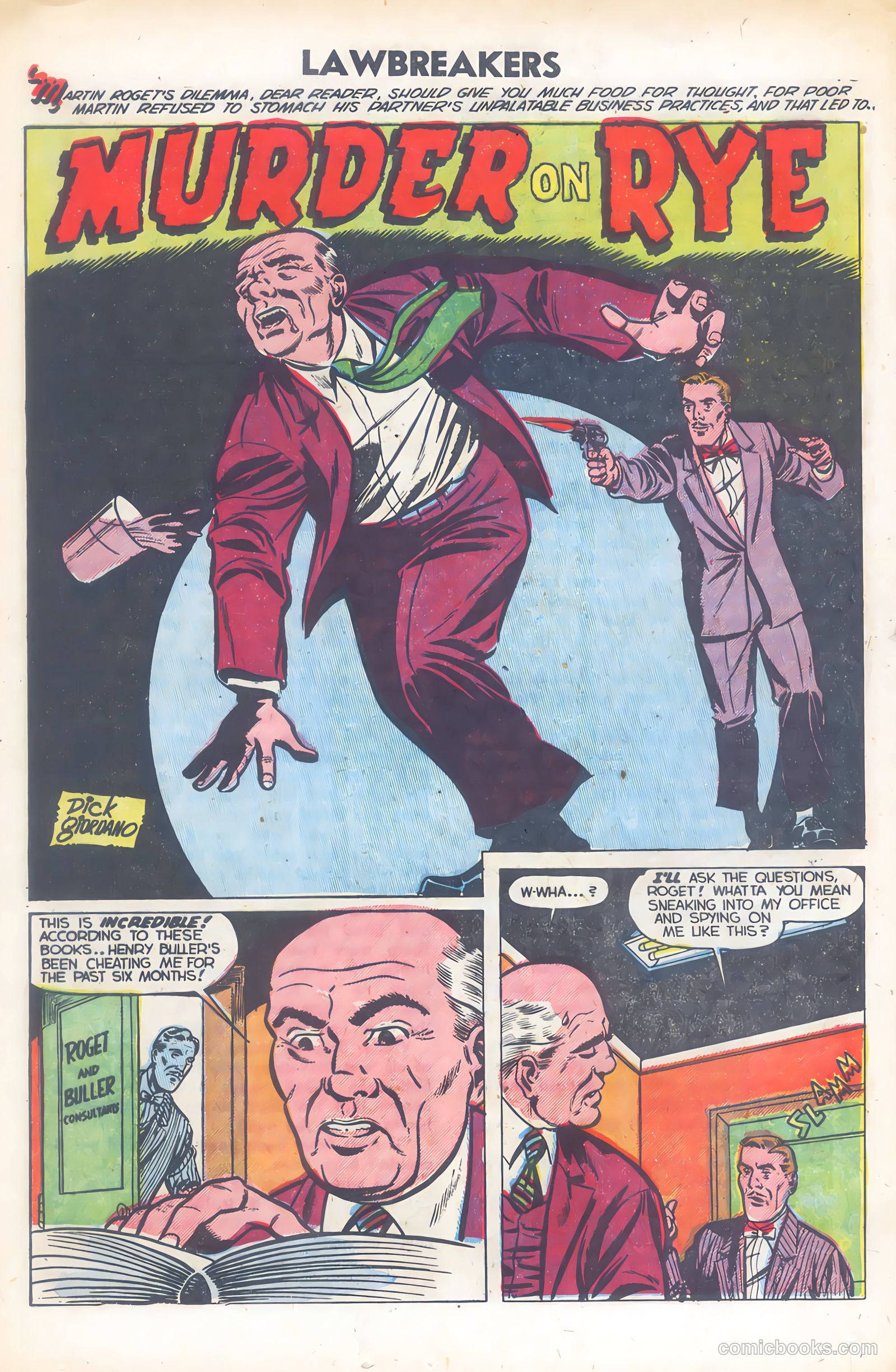 Lawbreakers Suspense Stories #12 (1953) — page 20 of 35