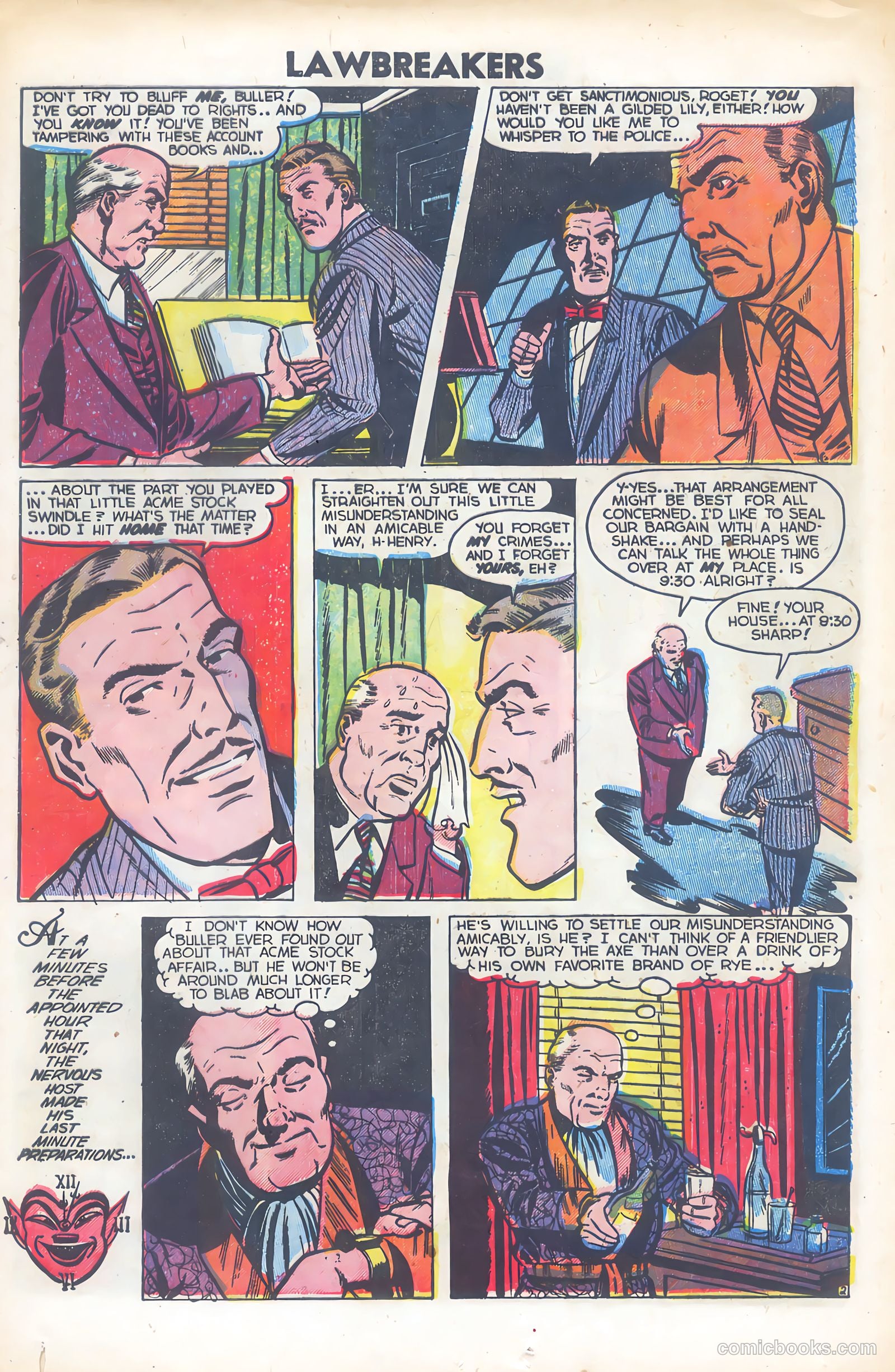 Lawbreakers Suspense Stories #12 (1953) — page 21 of 35