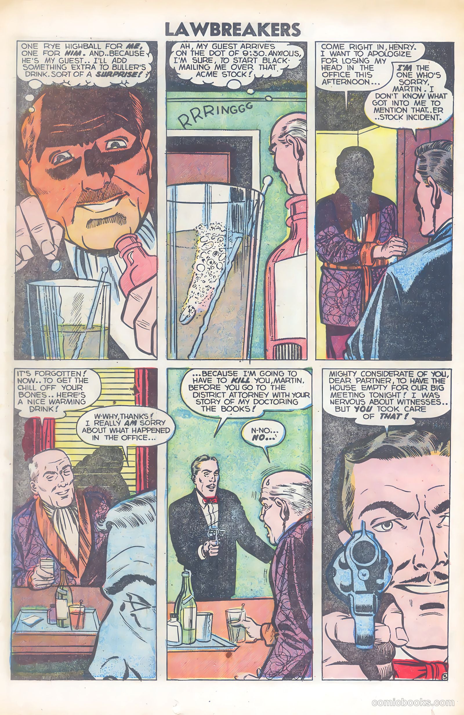 Lawbreakers Suspense Stories #12 (1953) — page 22 of 35