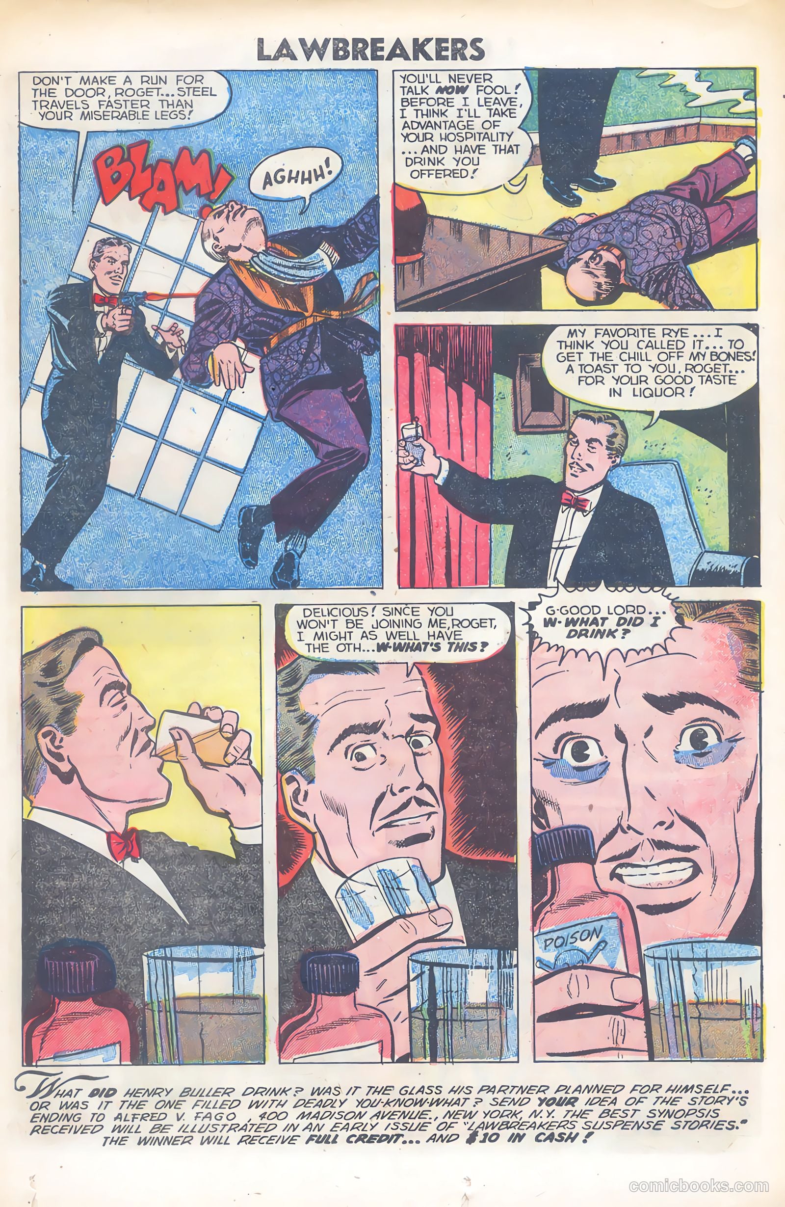 Lawbreakers Suspense Stories #12 (1953) — page 23 of 35