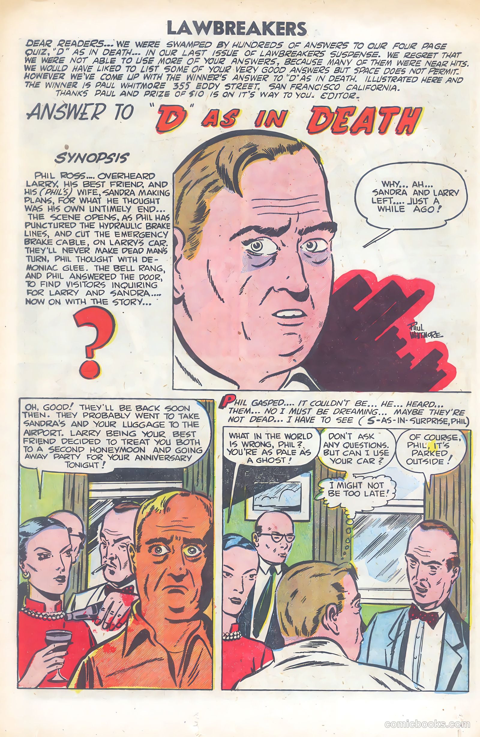 Lawbreakers Suspense Stories #12 (1953) — page 24 of 35