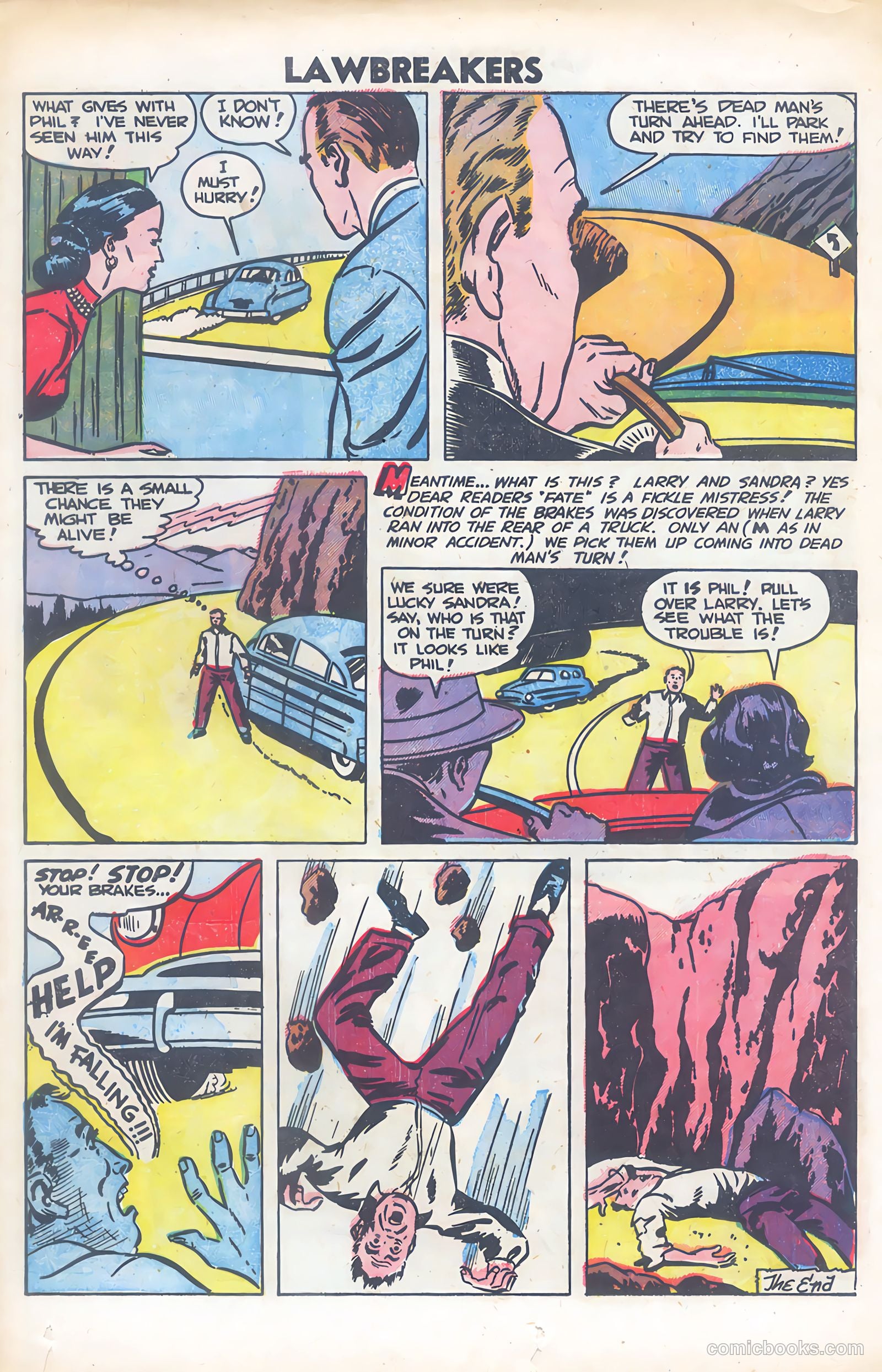 Lawbreakers Suspense Stories #12 (1953) — page 25 of 35