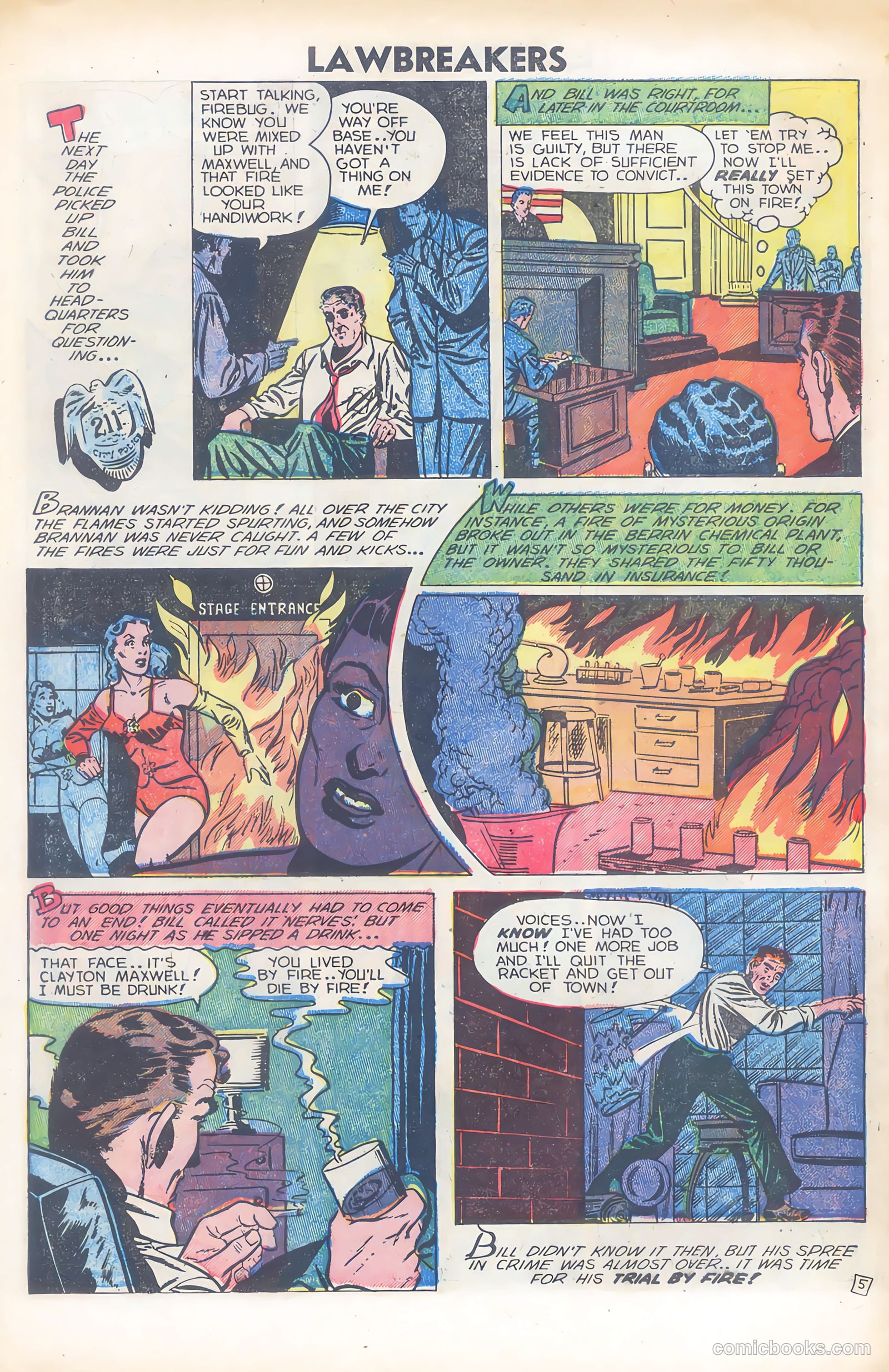 Lawbreakers Suspense Stories #12 (1953) — page 30 of 35