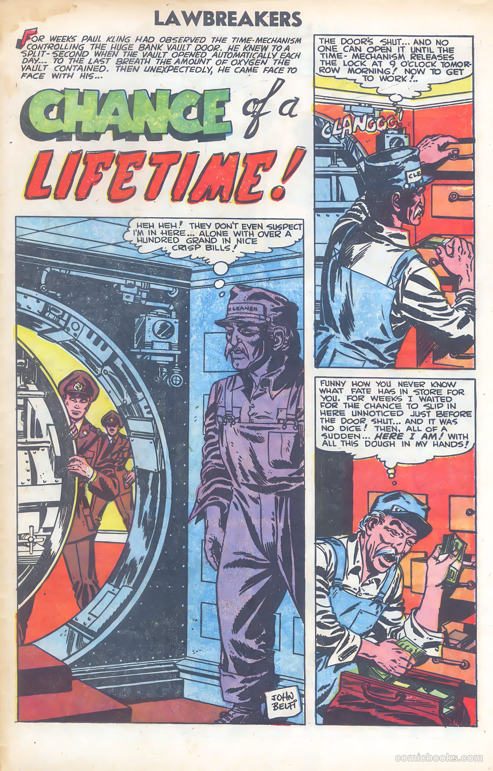 Lawbreakers Suspense Stories #12 (1953) — page 33 of 35