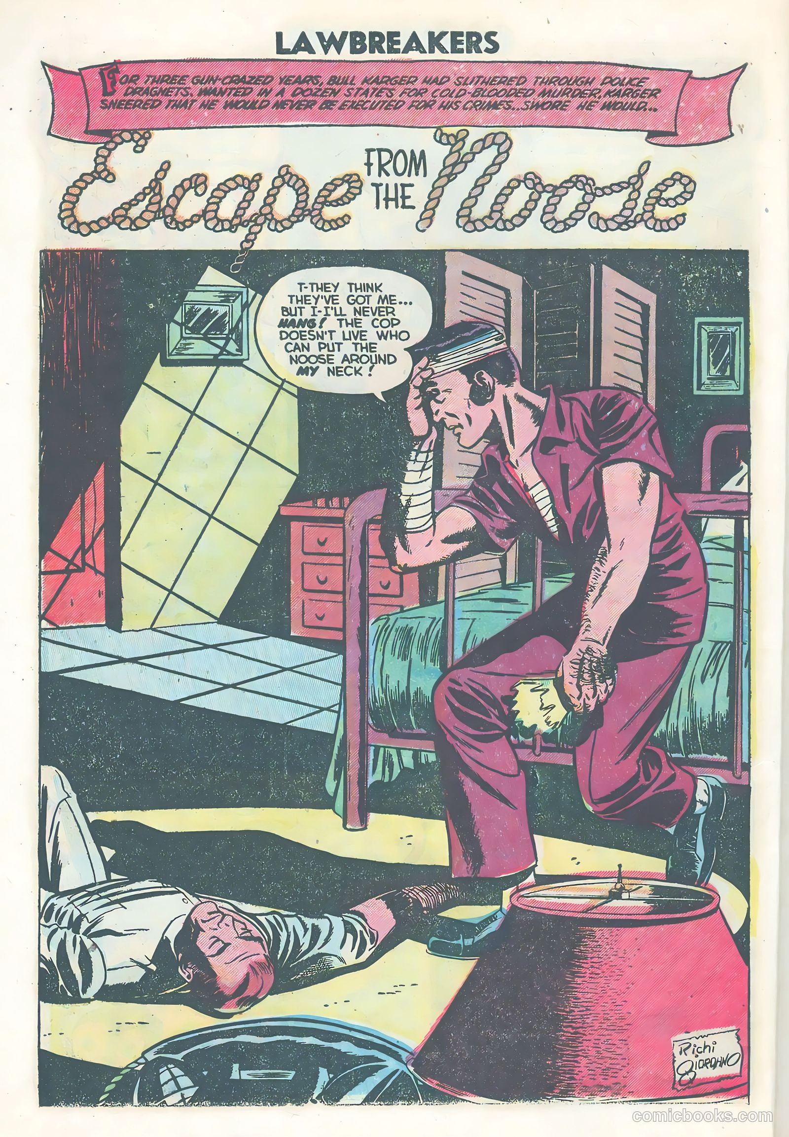 Lawbreakers Suspense Stories #13 (1953) — page 10 of 36