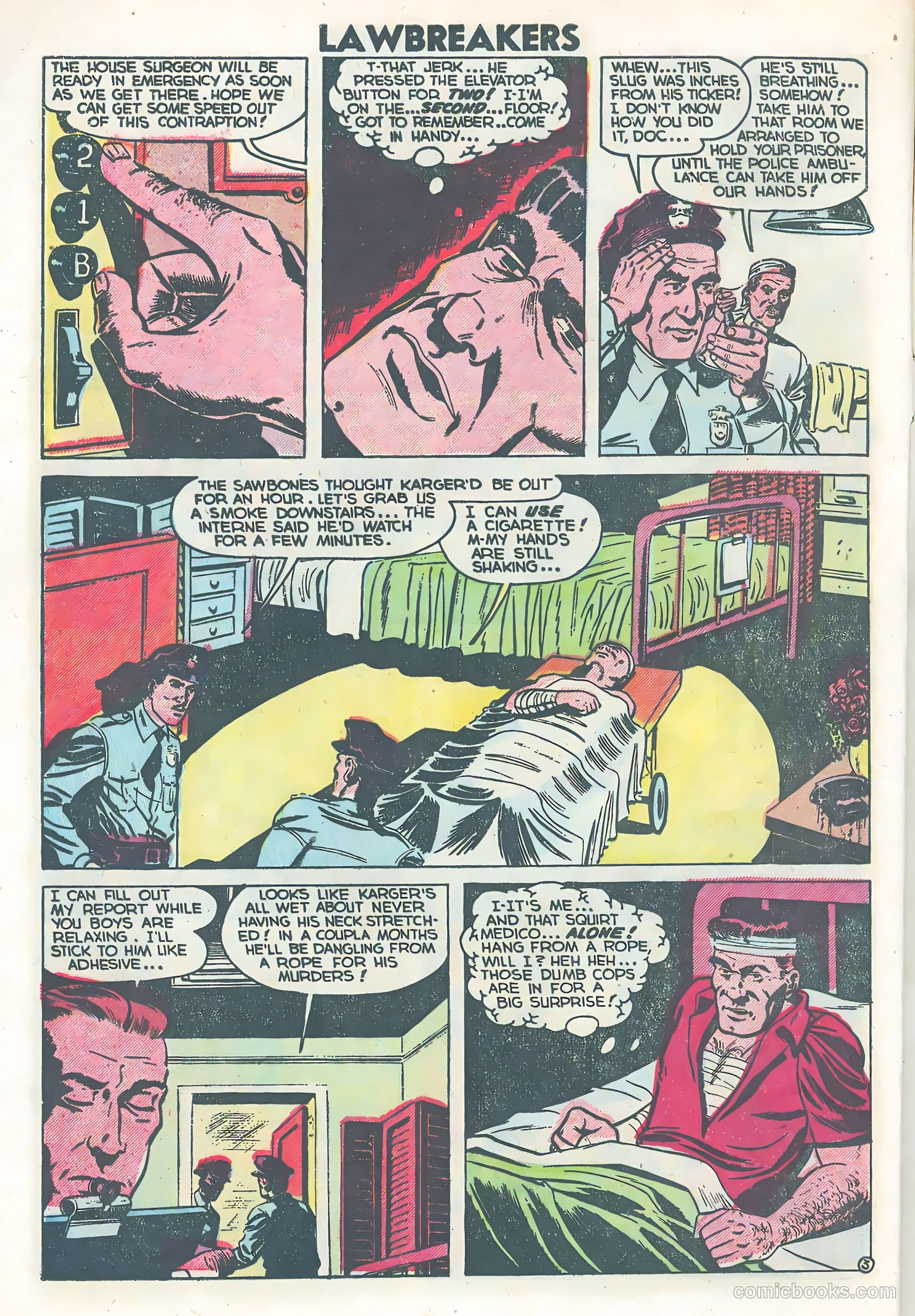Lawbreakers Suspense Stories #13 (1953) — page 12 of 36