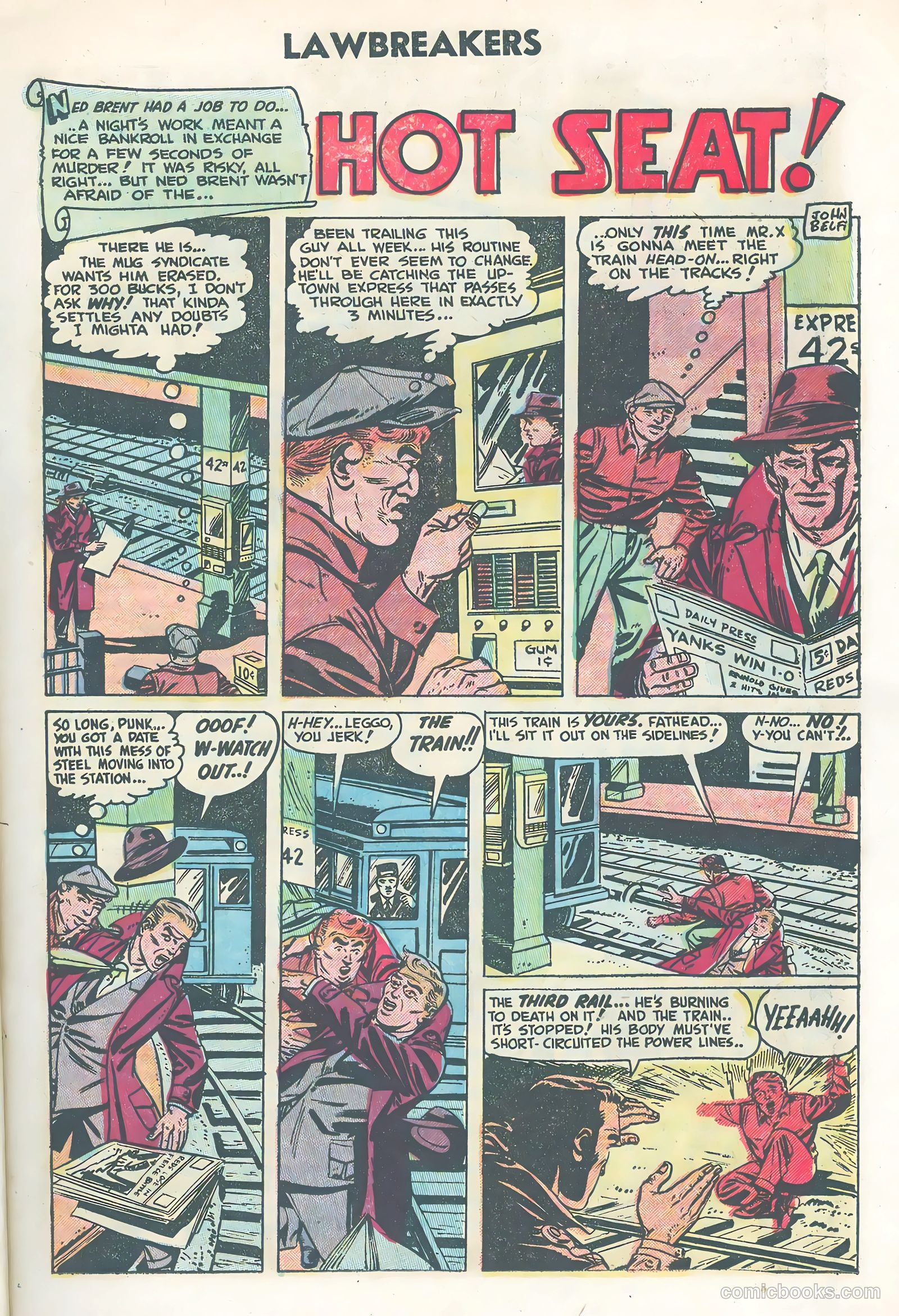 Lawbreakers Suspense Stories #13 (1953) — page 15 of 36
