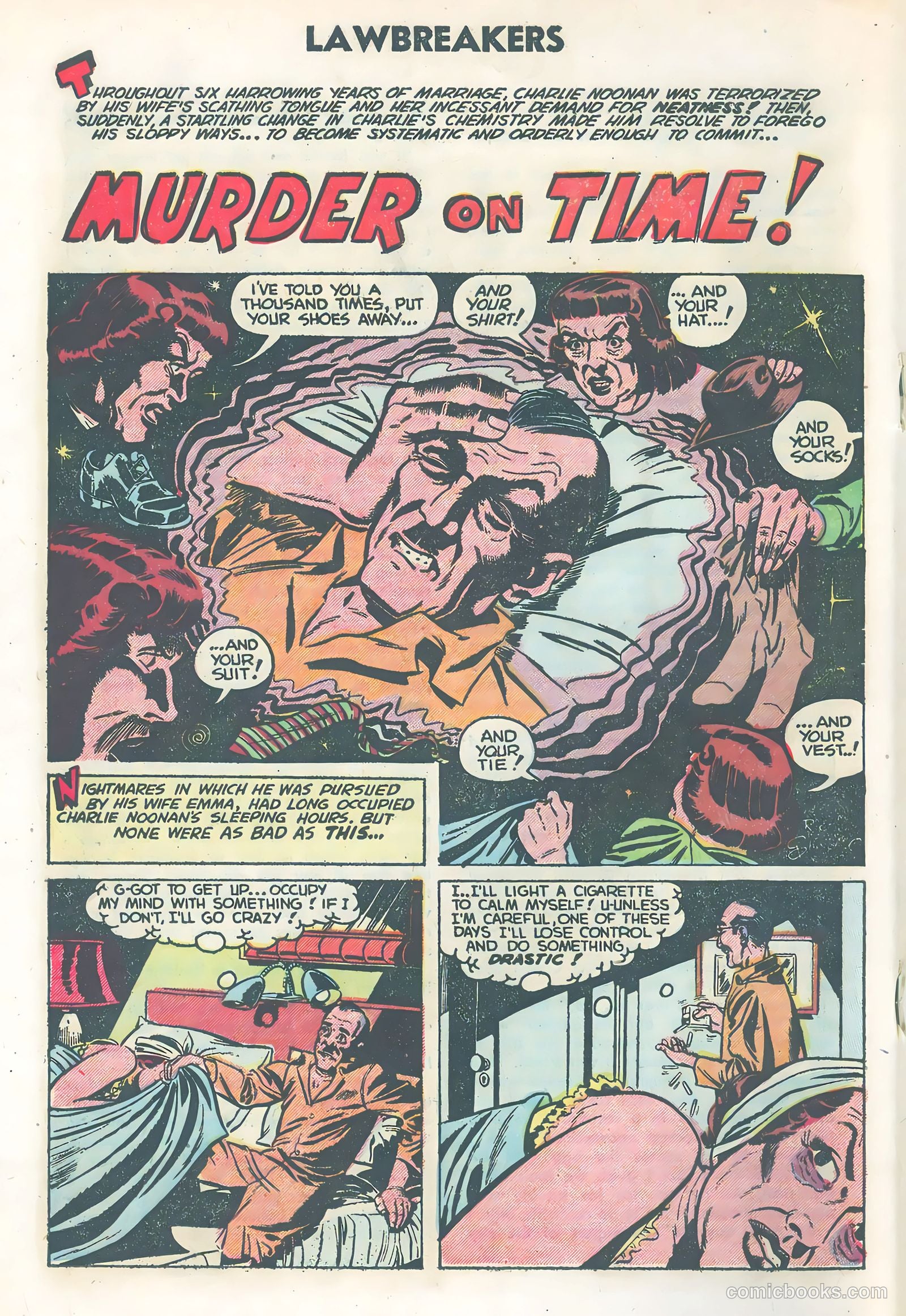 Lawbreakers Suspense Stories #13 (1953) — page 18 of 36