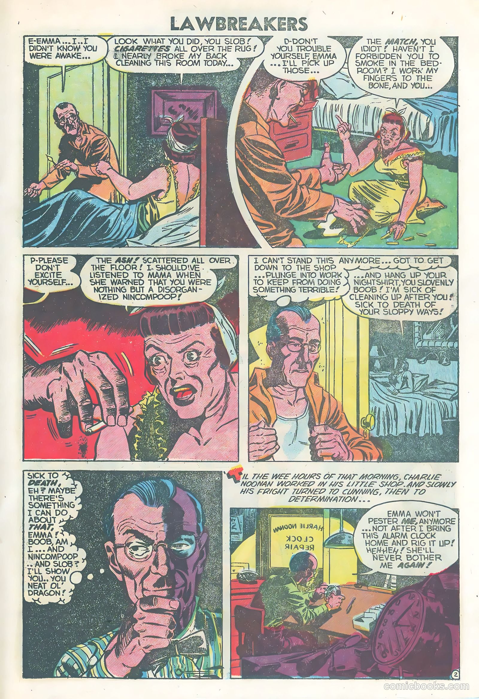 Lawbreakers Suspense Stories #13 (1953) — page 19 of 36