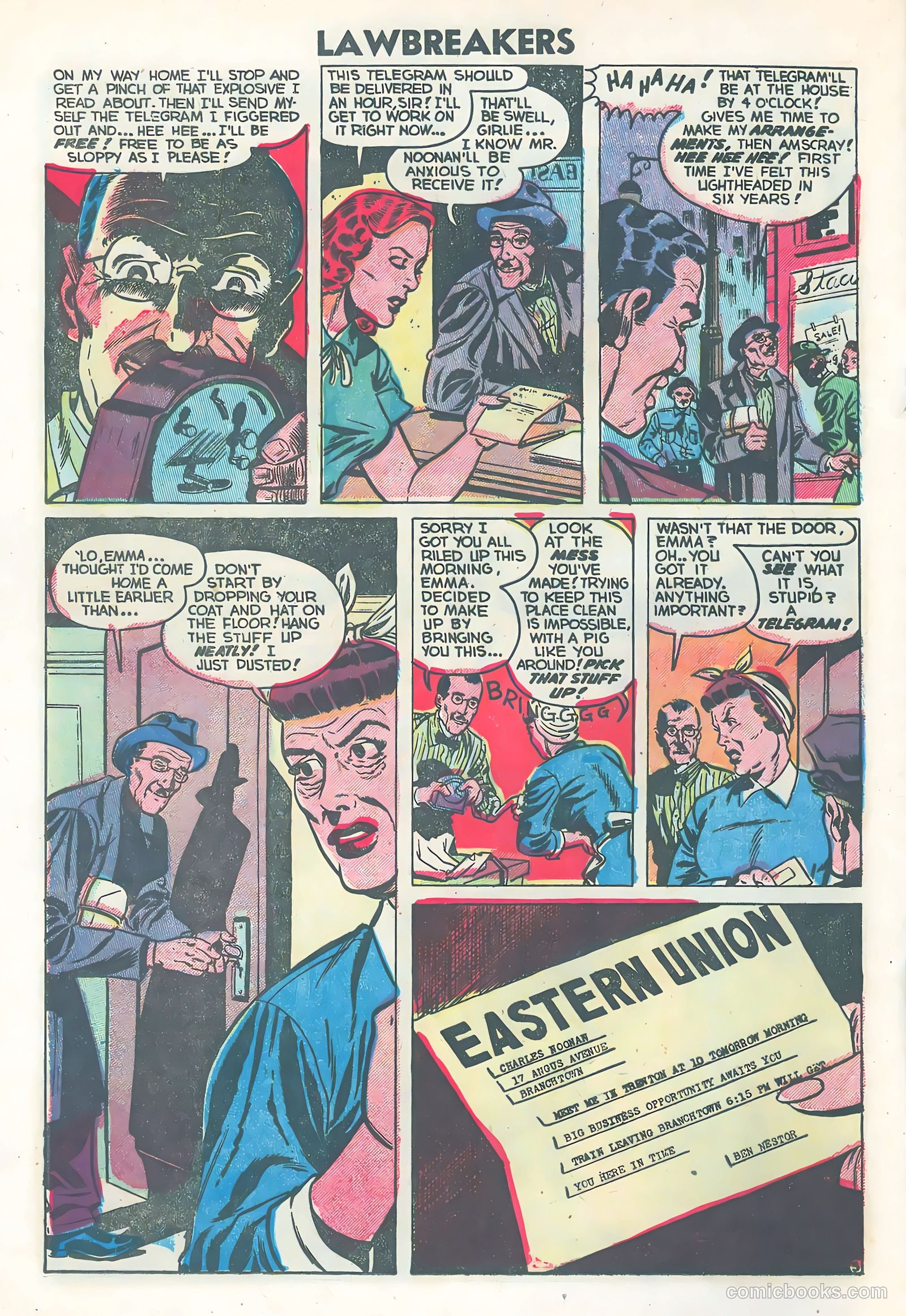Lawbreakers Suspense Stories #13 (1953) — page 20 of 36