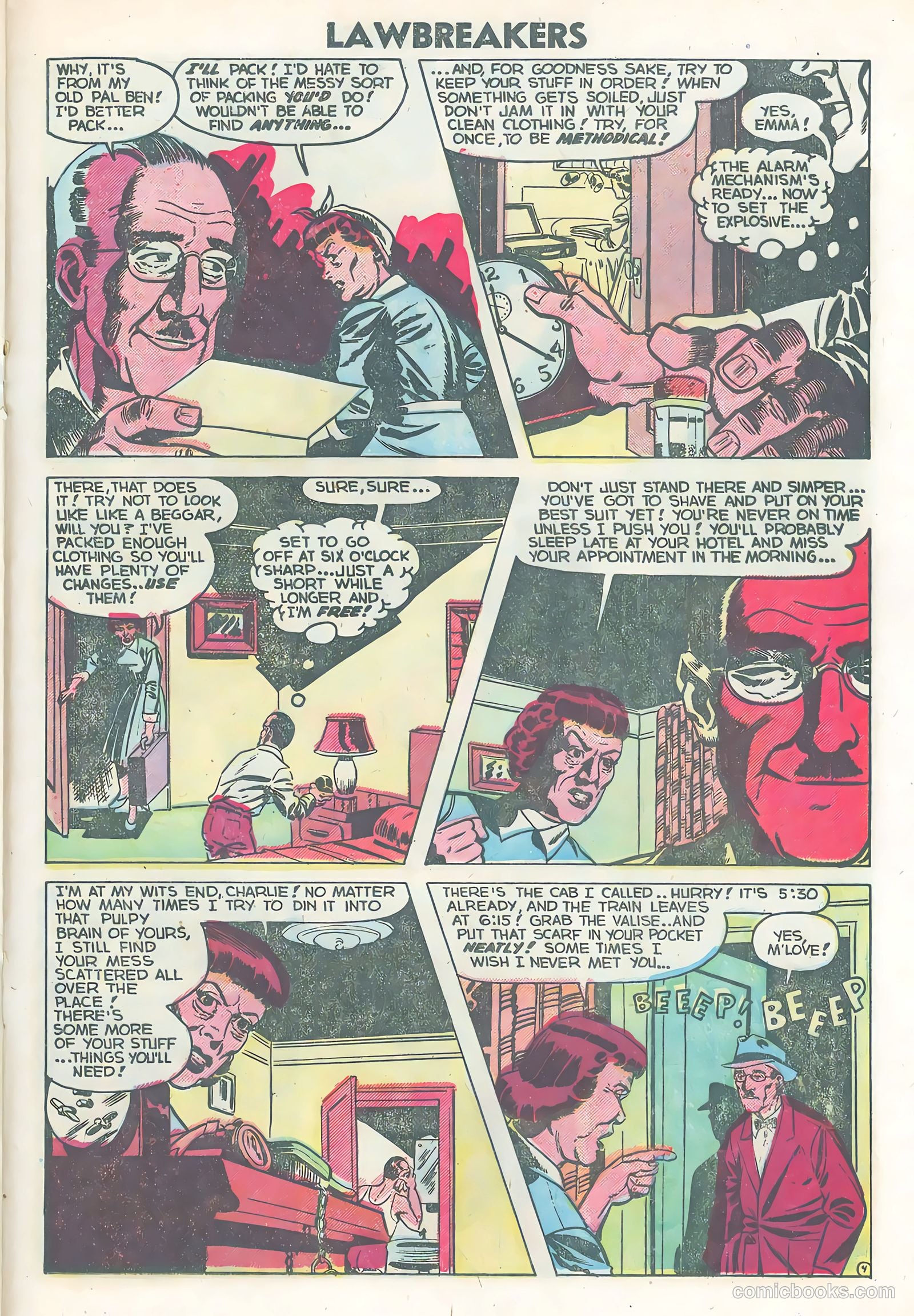 Lawbreakers Suspense Stories #13 (1953) — page 21 of 36