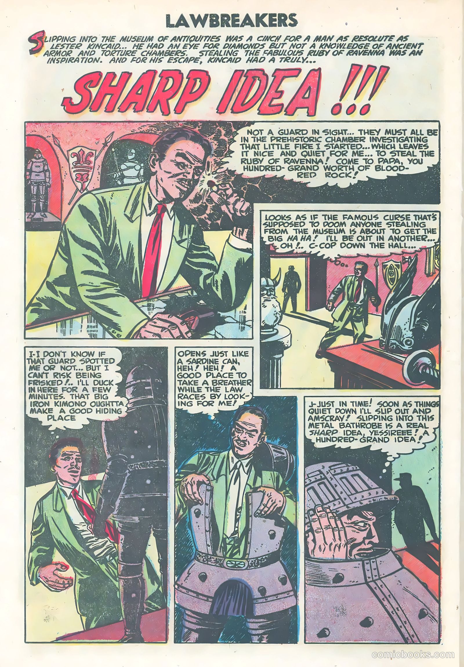 Lawbreakers Suspense Stories #13 (1953) — page 24 of 36