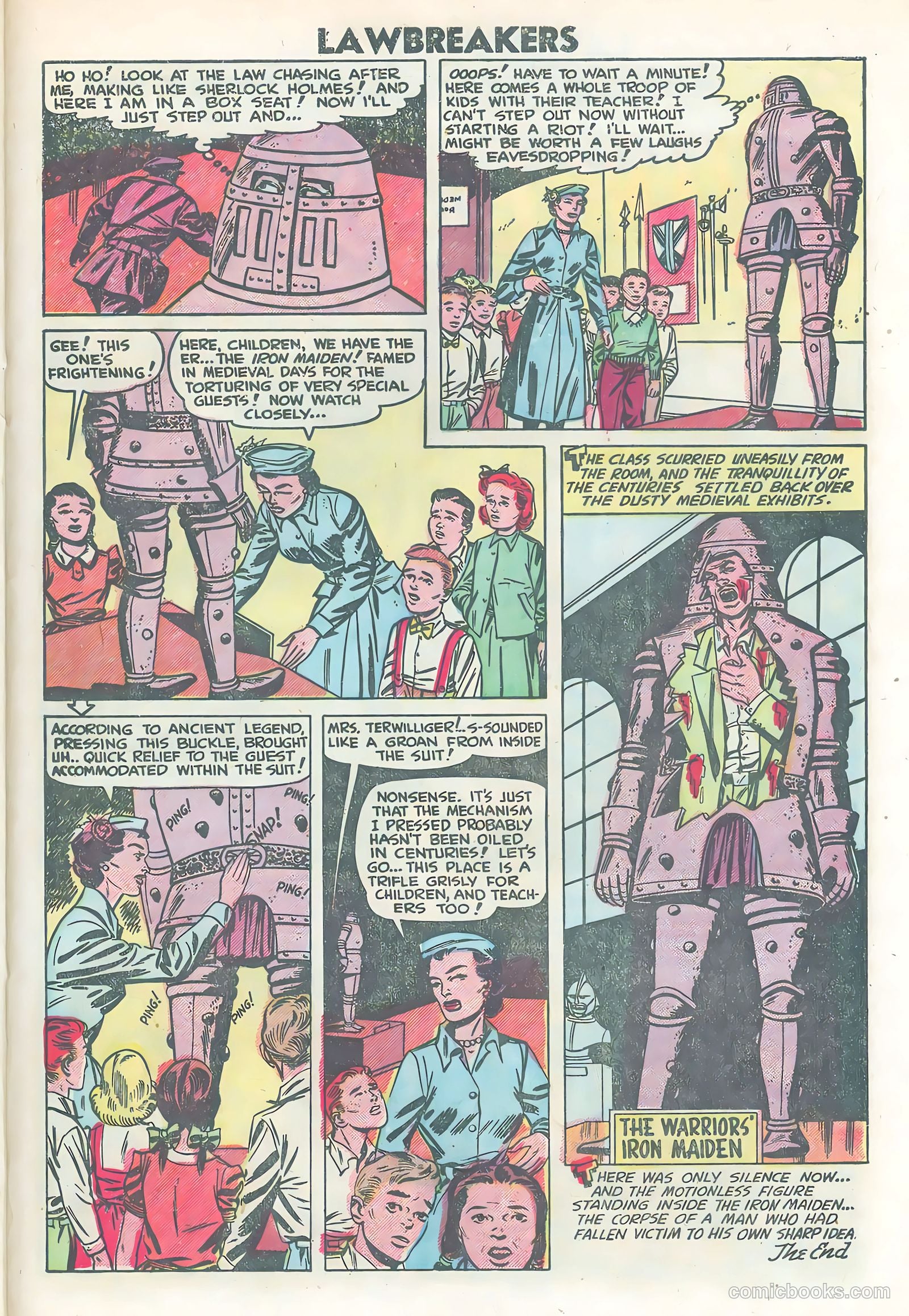 Lawbreakers Suspense Stories #13 (1953) — page 25 of 36