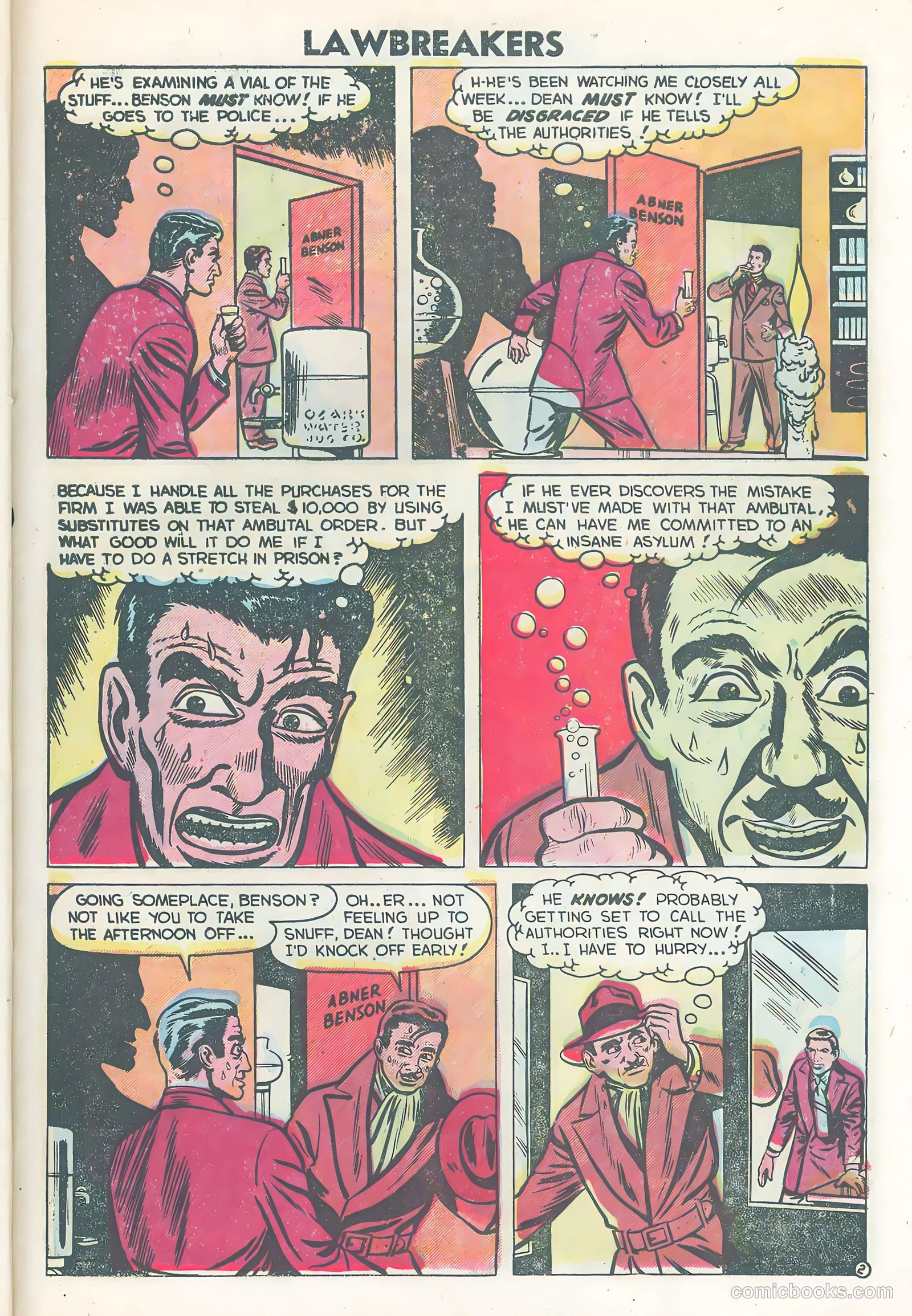 Lawbreakers Suspense Stories #13 (1953) — page 27 of 36