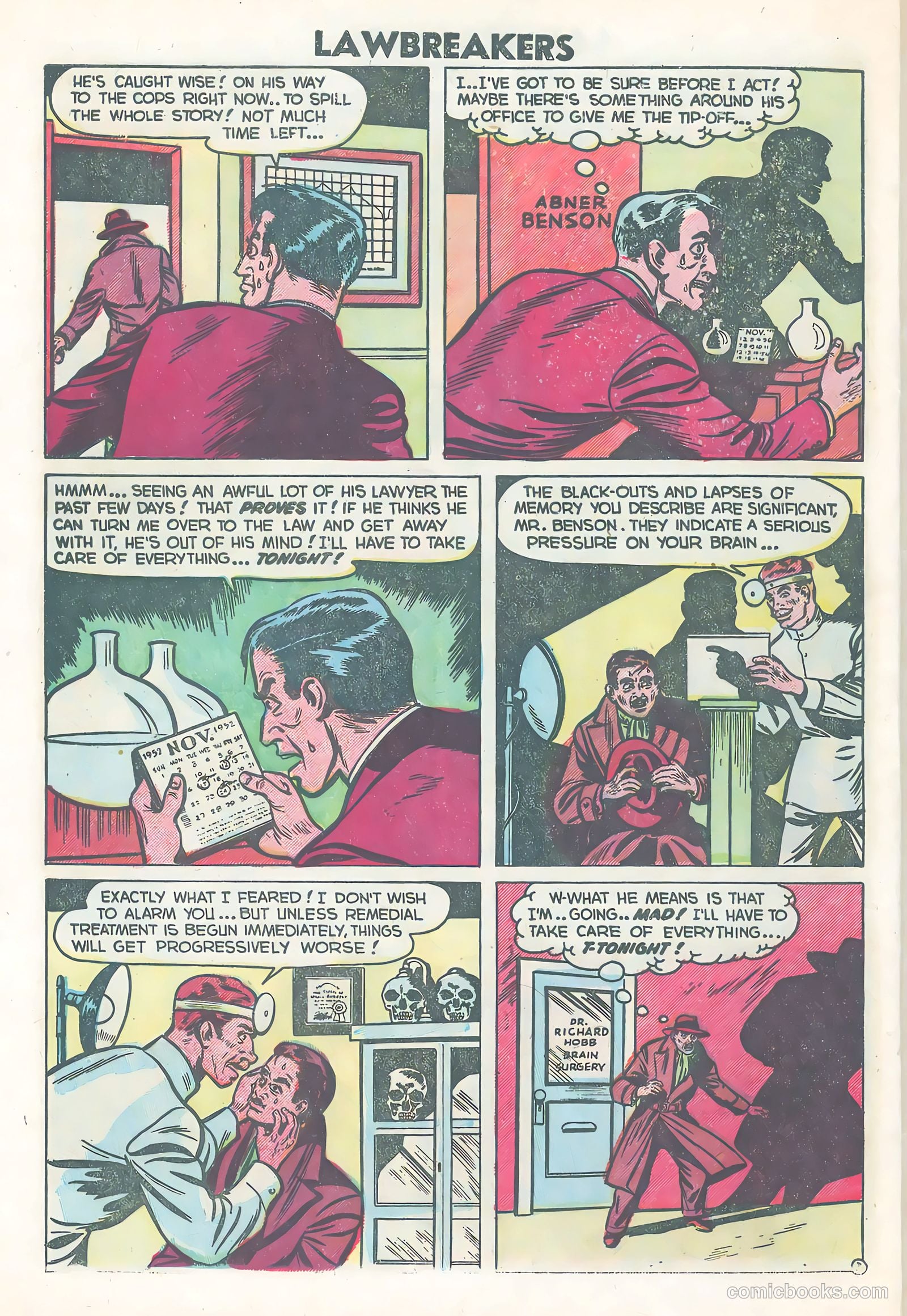Lawbreakers Suspense Stories #13 (1953) — page 28 of 36