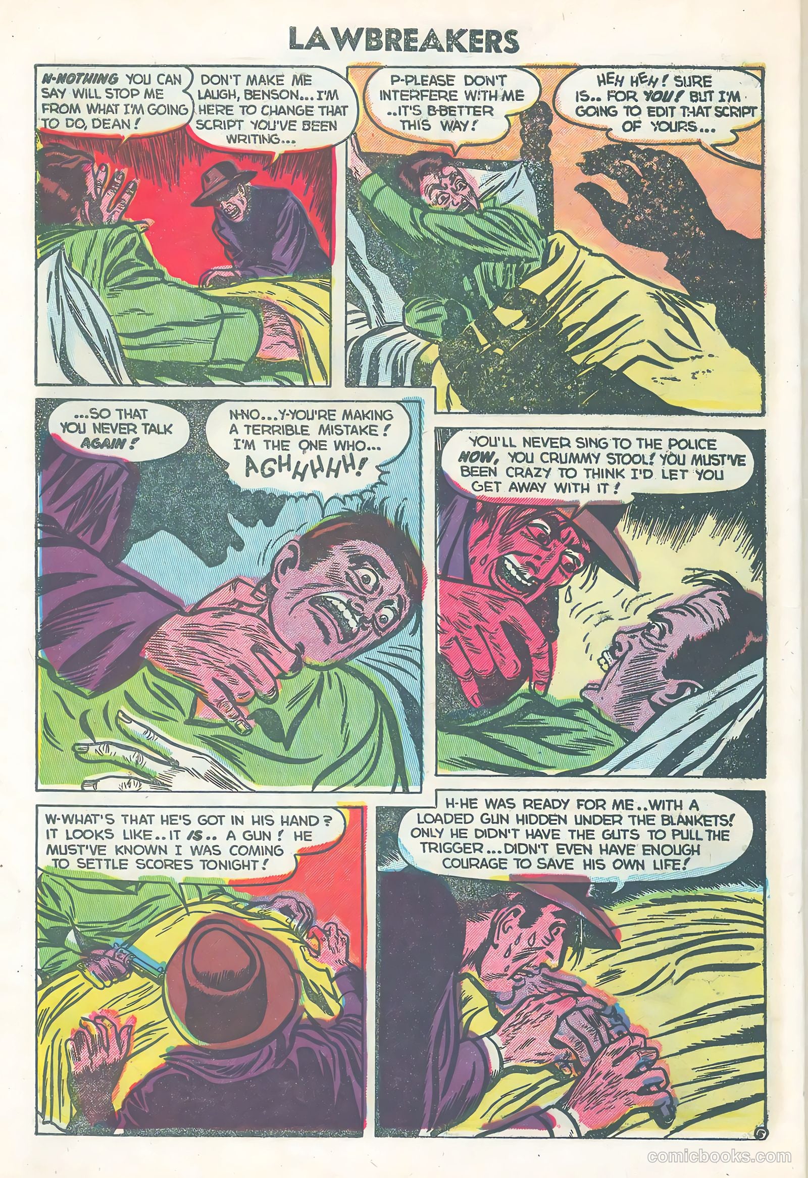 Lawbreakers Suspense Stories #13 (1953) — page 30 of 36