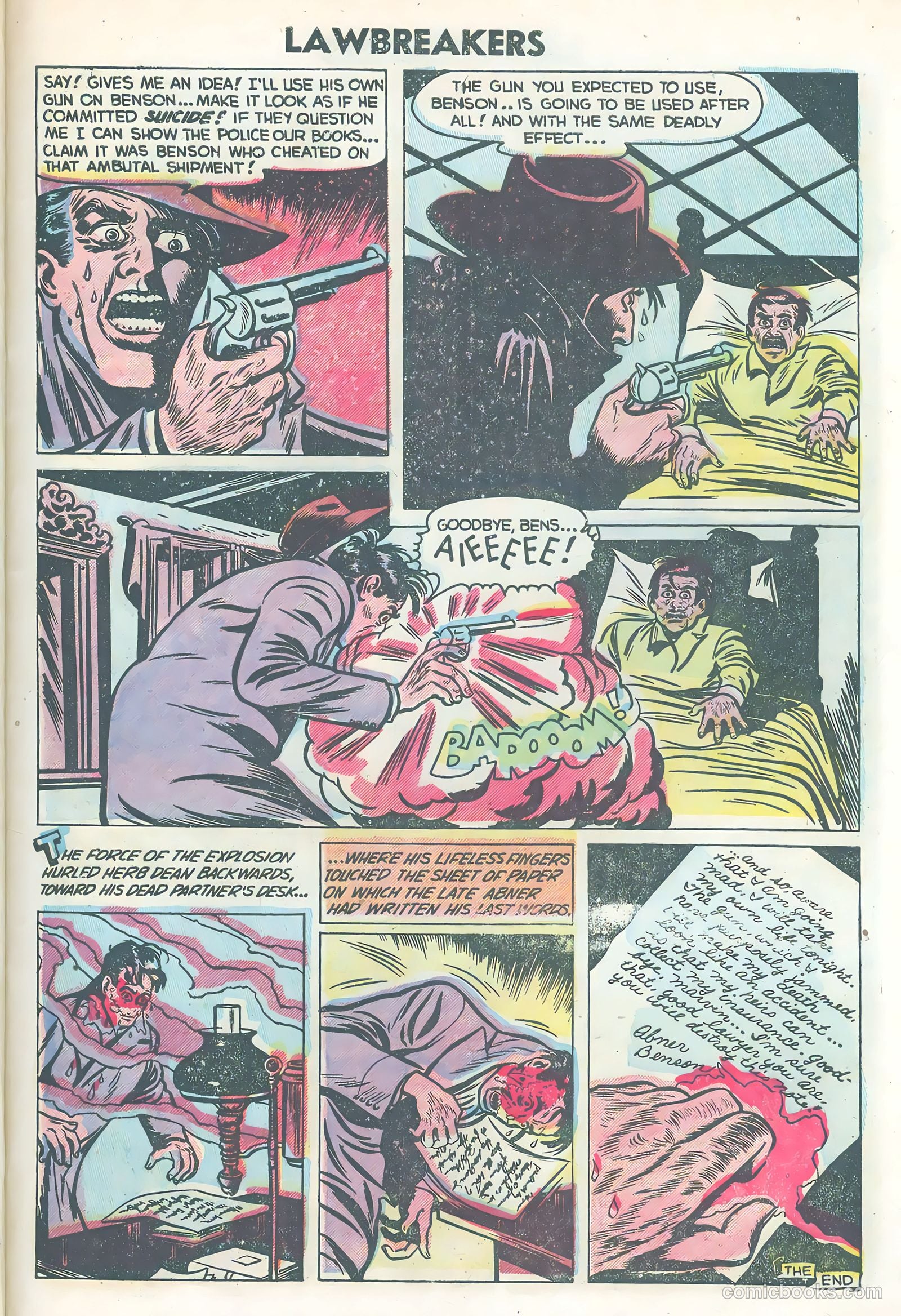Lawbreakers Suspense Stories #13 (1953) — page 31 of 36