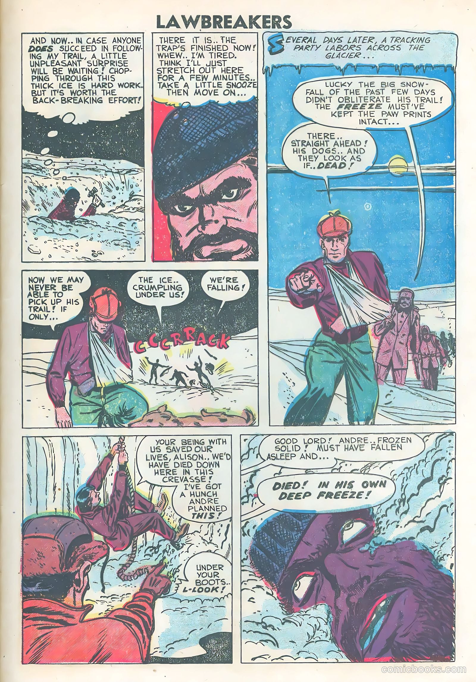 Lawbreakers Suspense Stories #13 (1953) — page 33 of 36