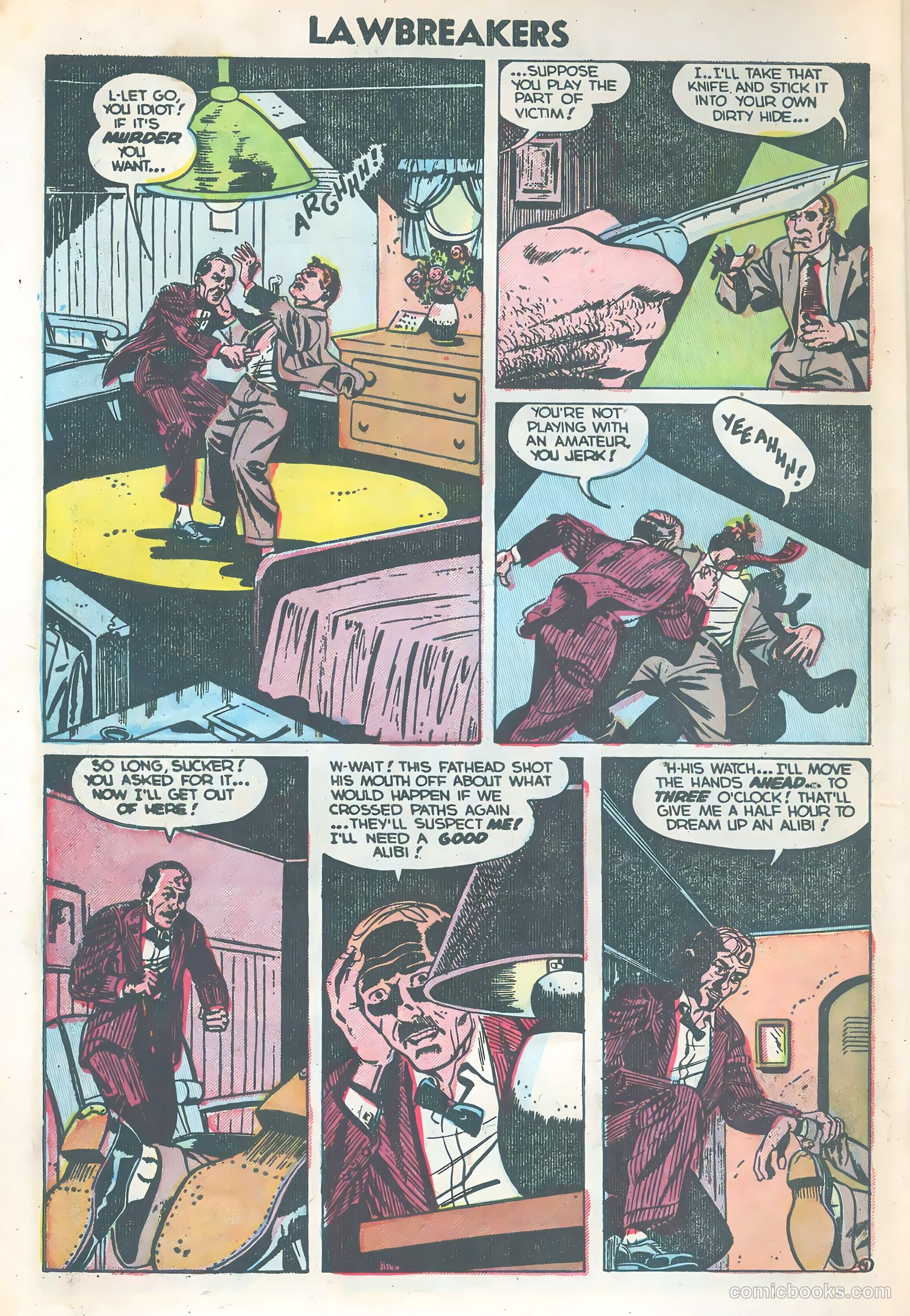 Lawbreakers Suspense Stories #14 (1953) — page 6 of 36