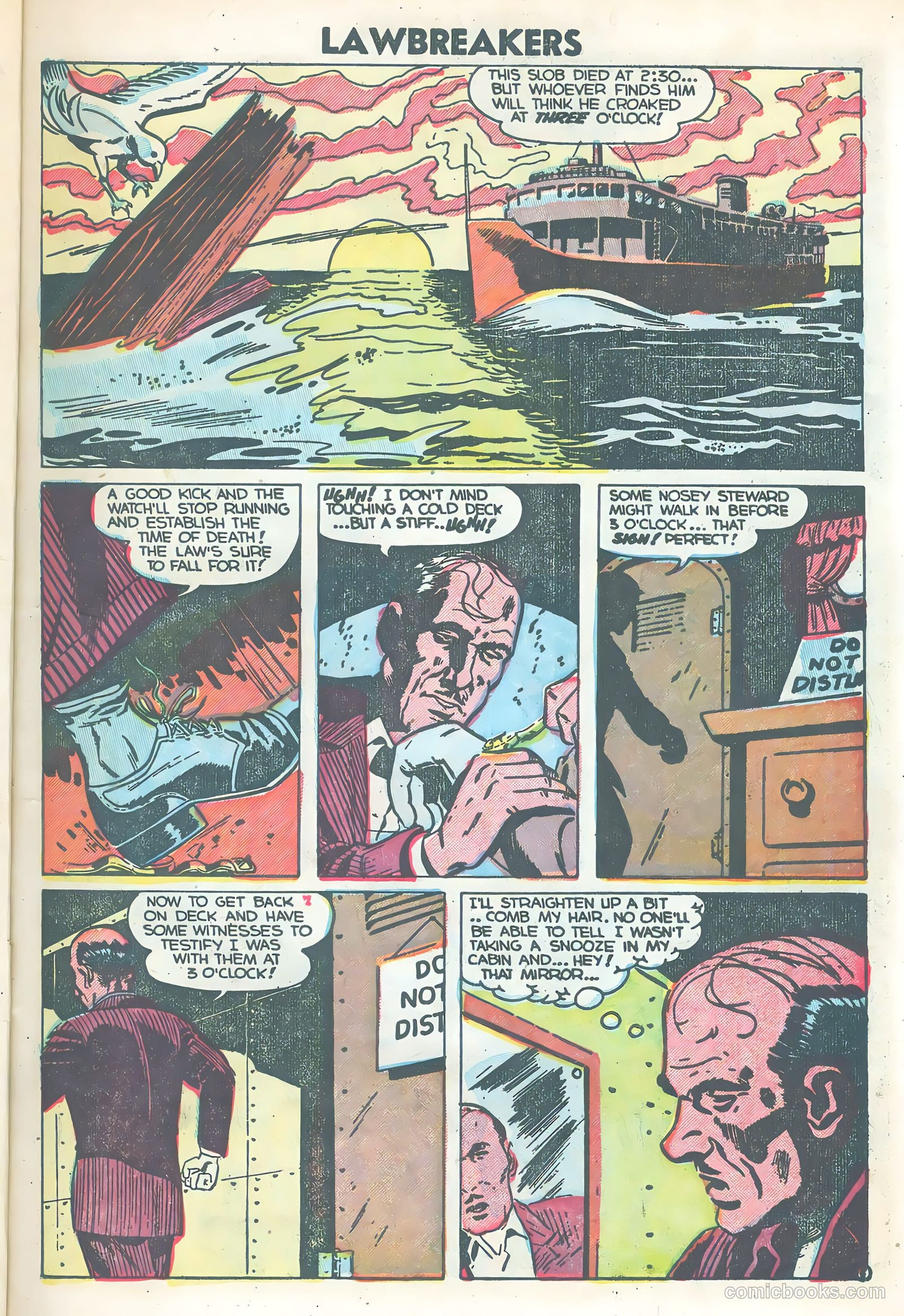 Lawbreakers Suspense Stories #14 (1953) — page 7 of 36