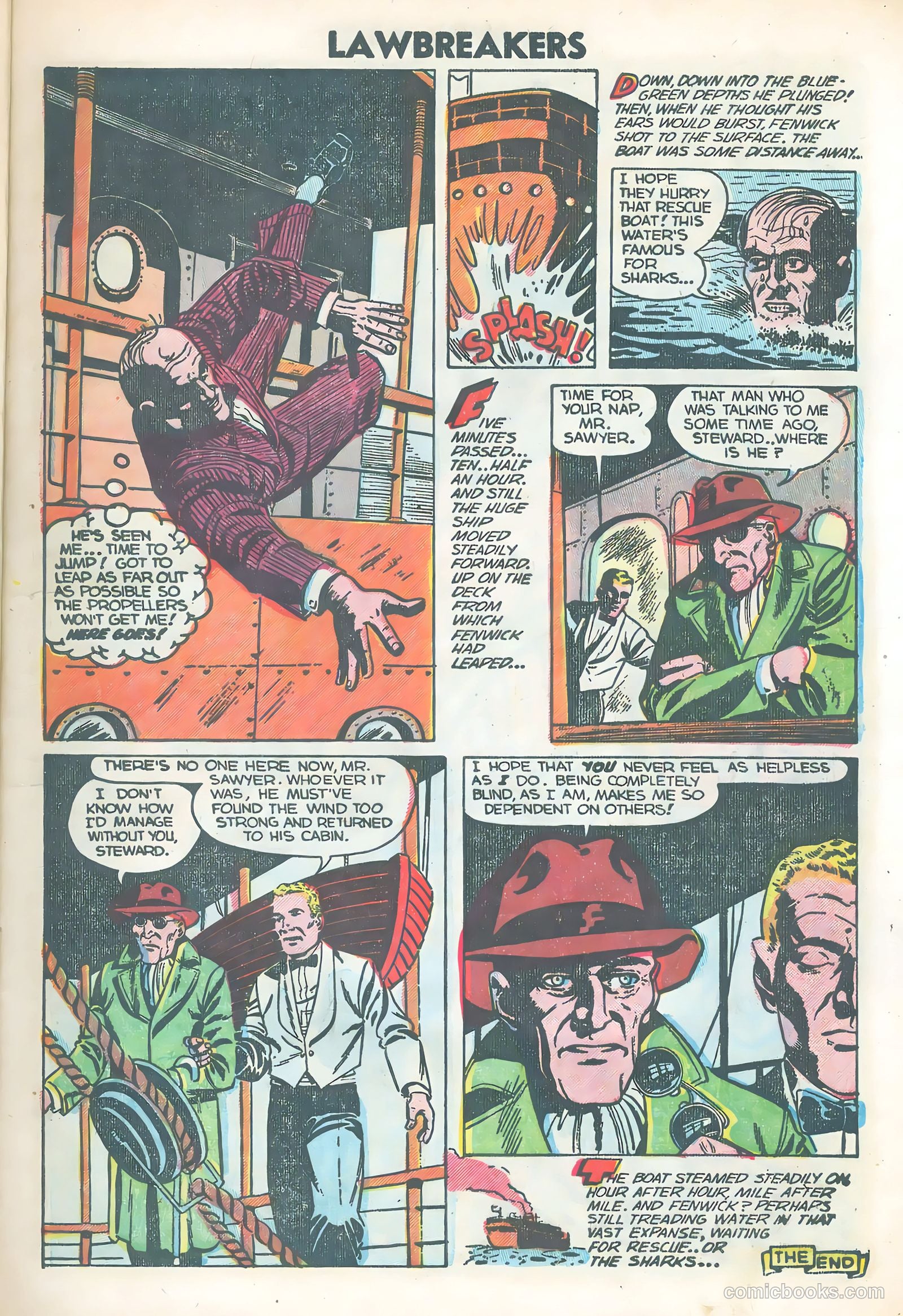 Lawbreakers Suspense Stories #14 (1953) — page 9 of 36