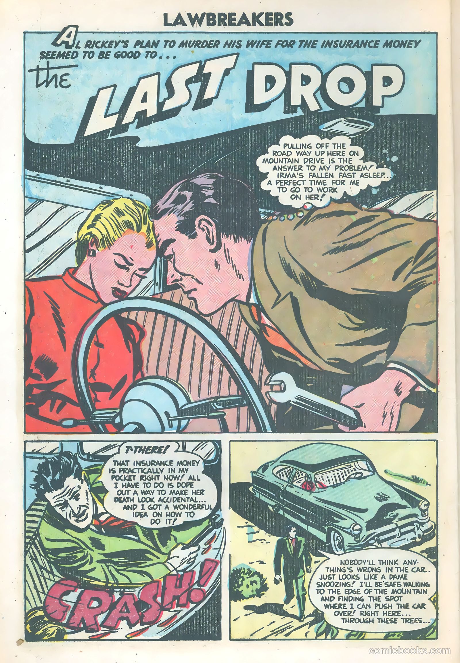 Lawbreakers Suspense Stories #14 (1953) — page 10 of 36
