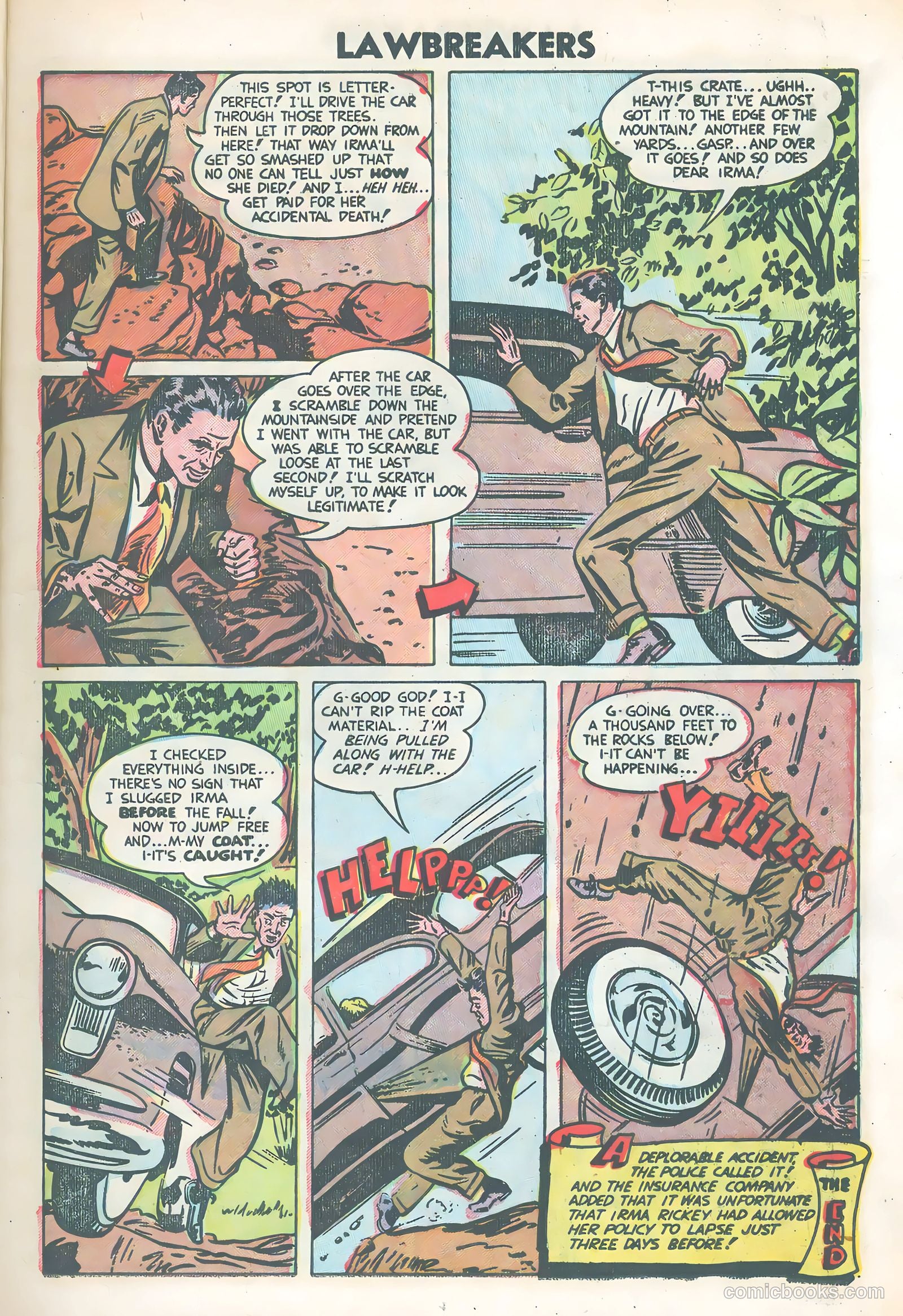 Lawbreakers Suspense Stories #14 (1953) — page 11 of 36
