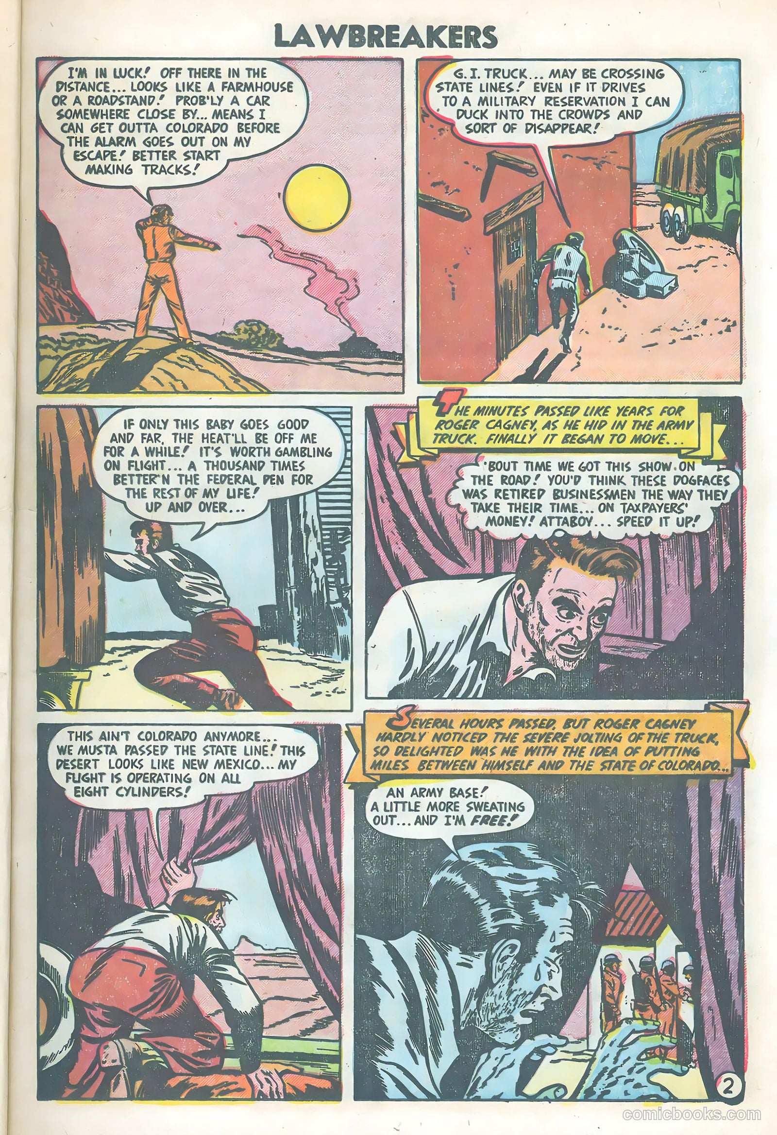 Lawbreakers Suspense Stories #14 (1953) — page 13 of 36
